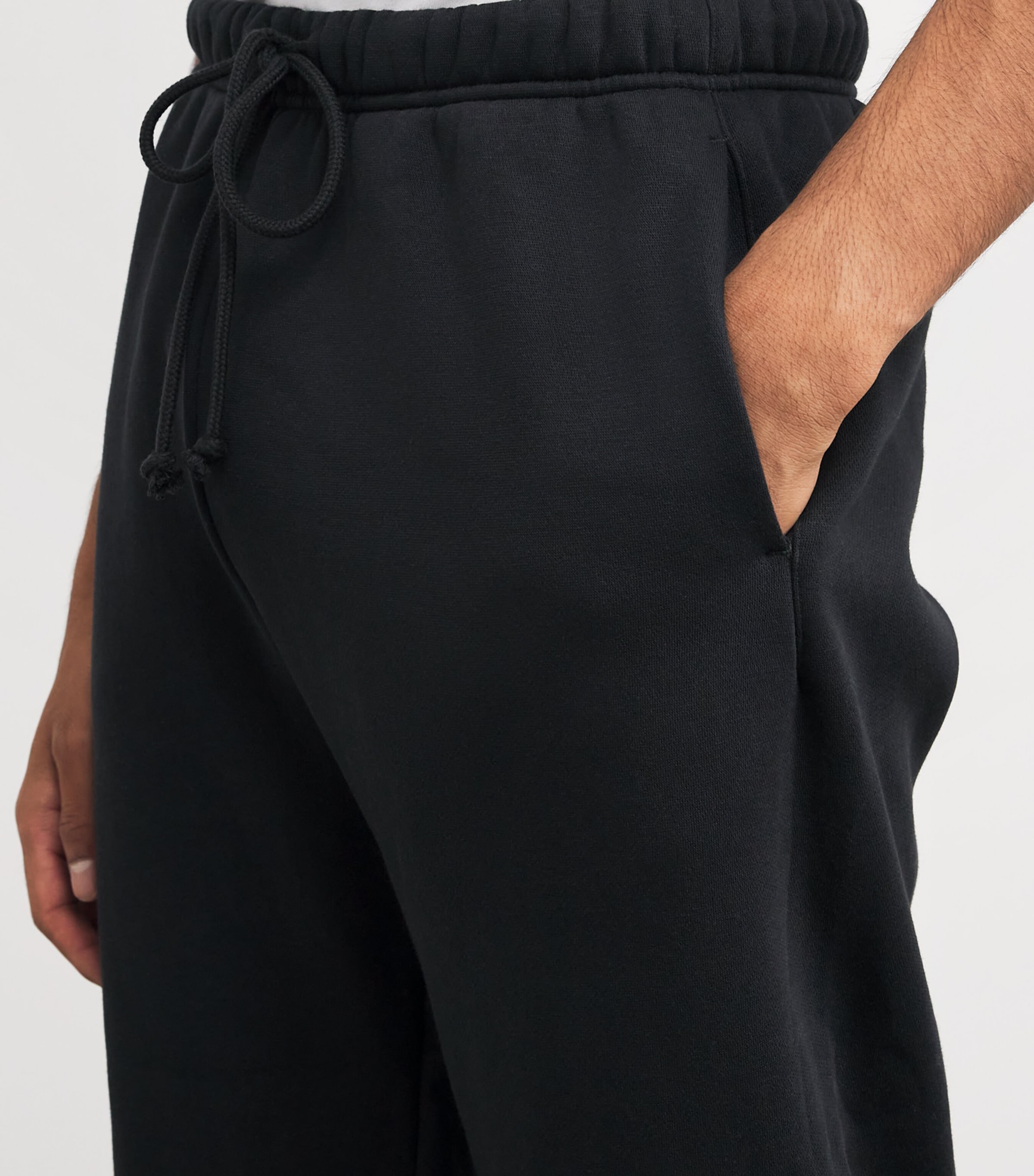 Fleece Lounge Relaxed Sweatpants WASHED ONYX Image 6