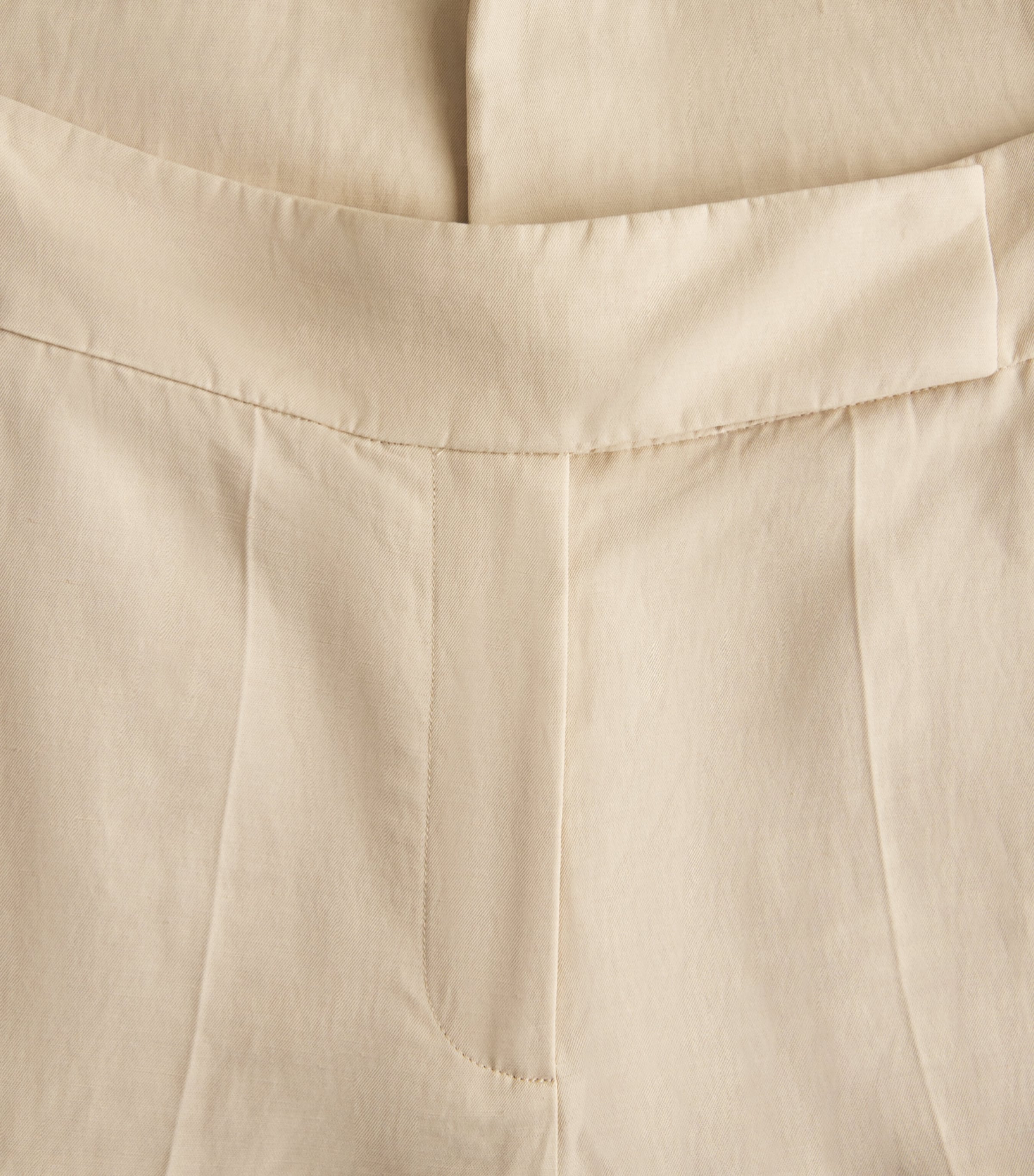 Joseph Womens Linen-Blend Aix Trousers Powder Image 6