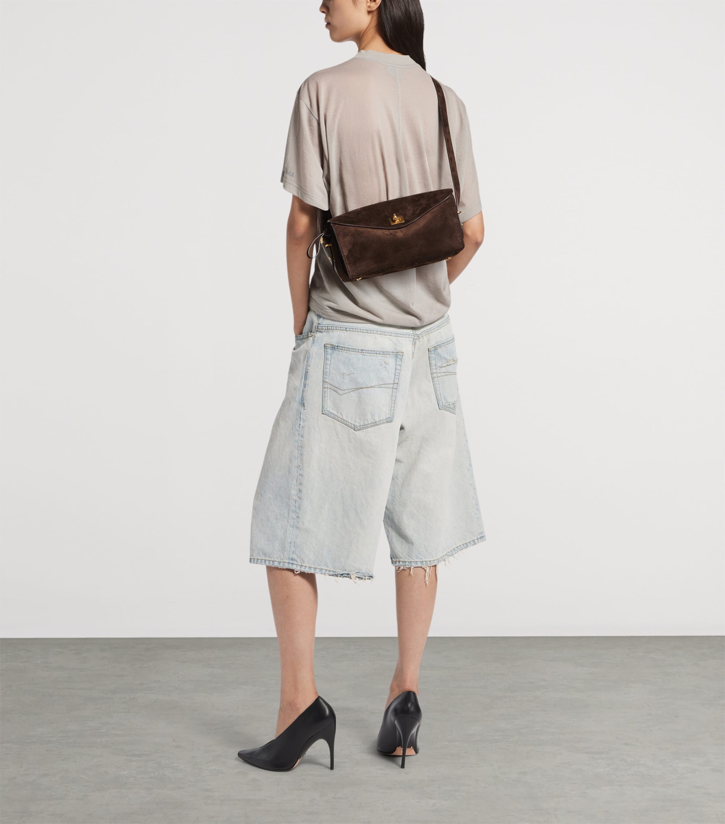 Balenciaga Medium Calfskin Le 7 Shoulder Bag Image 2