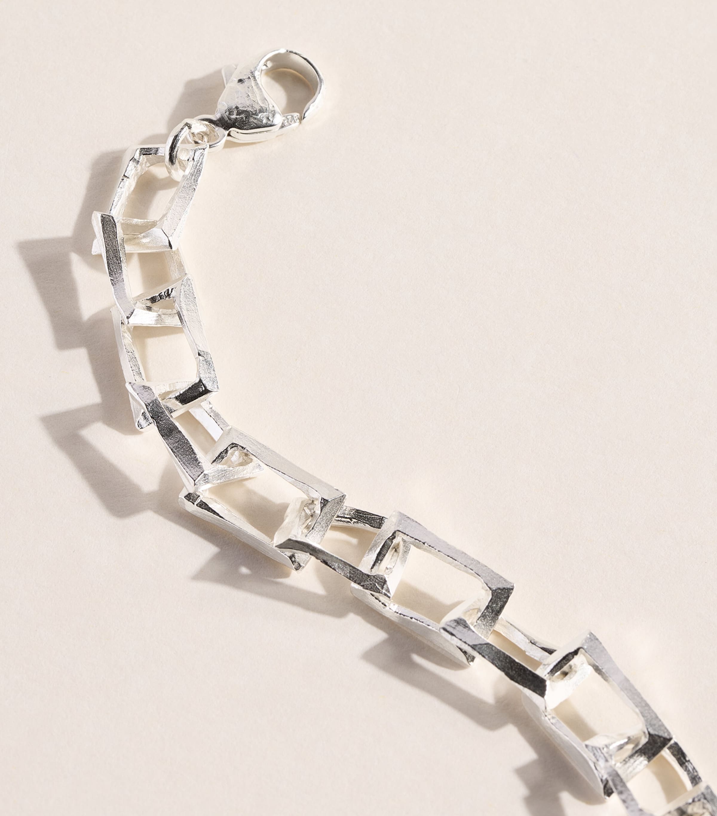 THE OUZE Sterling Silver Petite Bulk Bracelet Silver Image 5