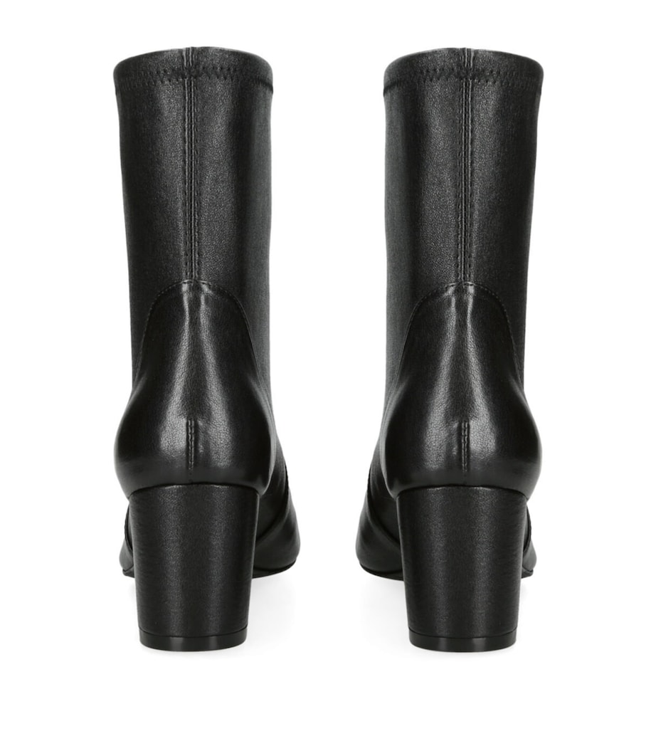 Leather Yuliana Ankle Boots 60 BLACK Image 2