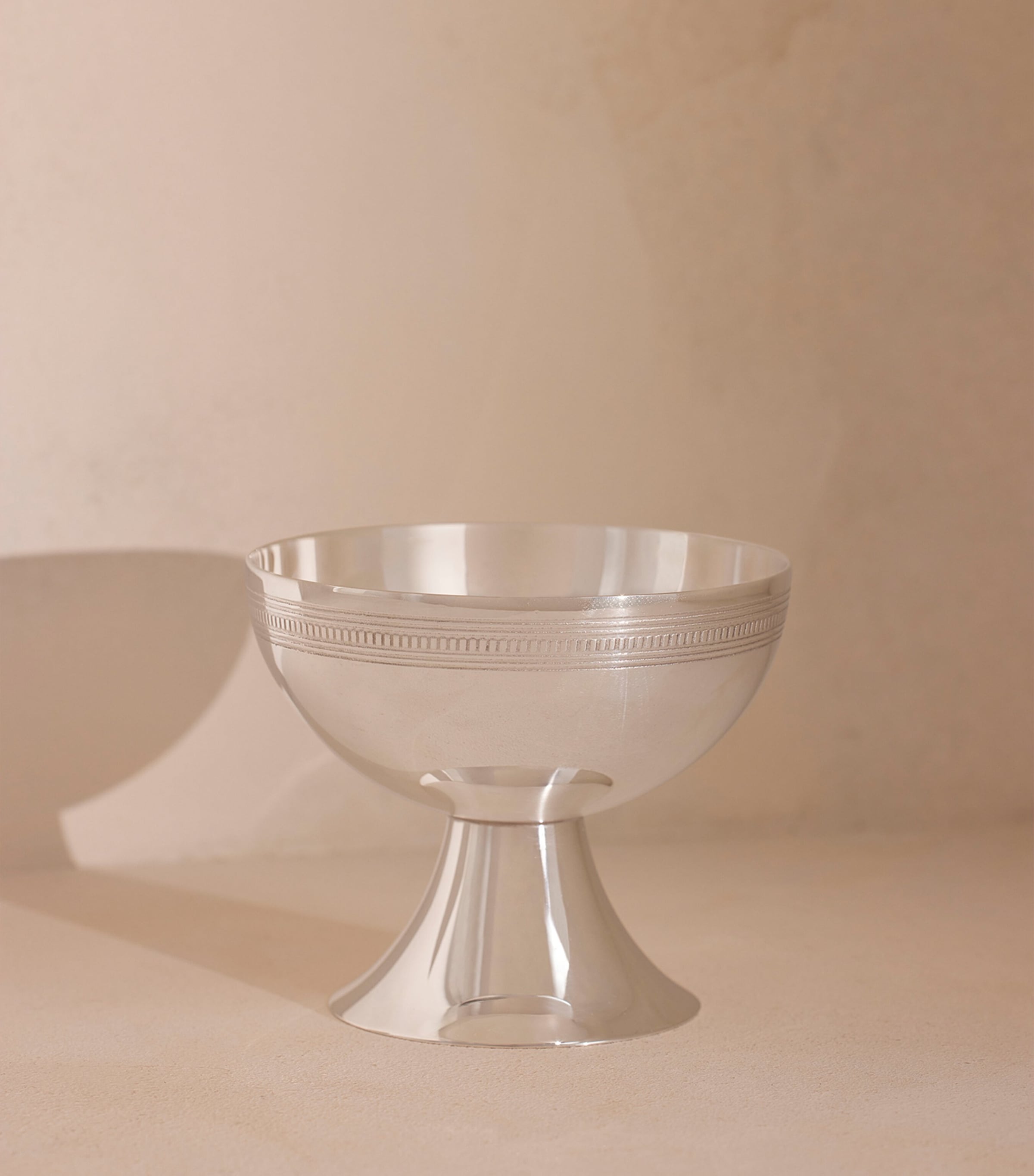 Soho Home Silver-Plated Stainless Steel Rochester Coupe Silver Image 1