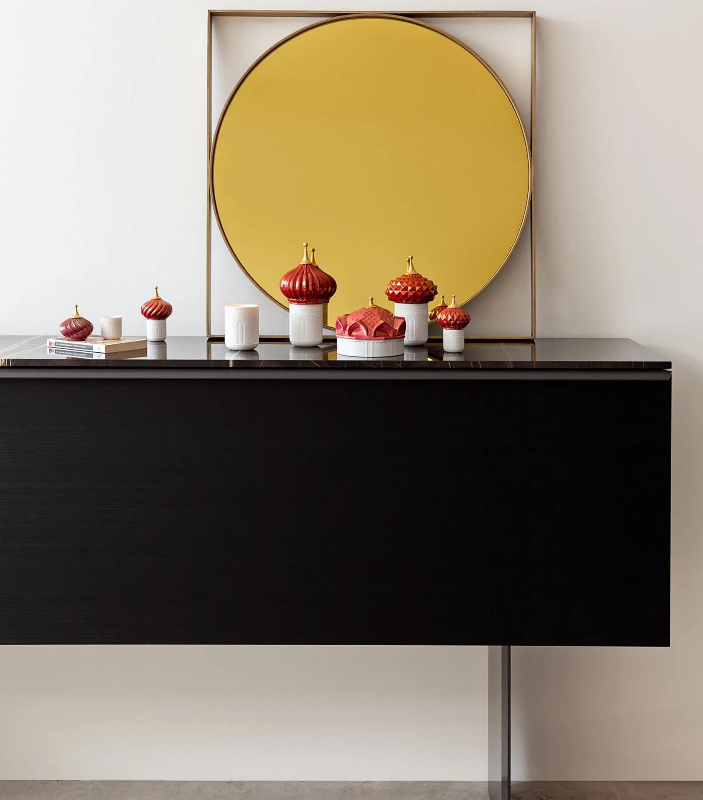 1001 Lights Purple Tower Candle (200g) WHITE / RED Image 3