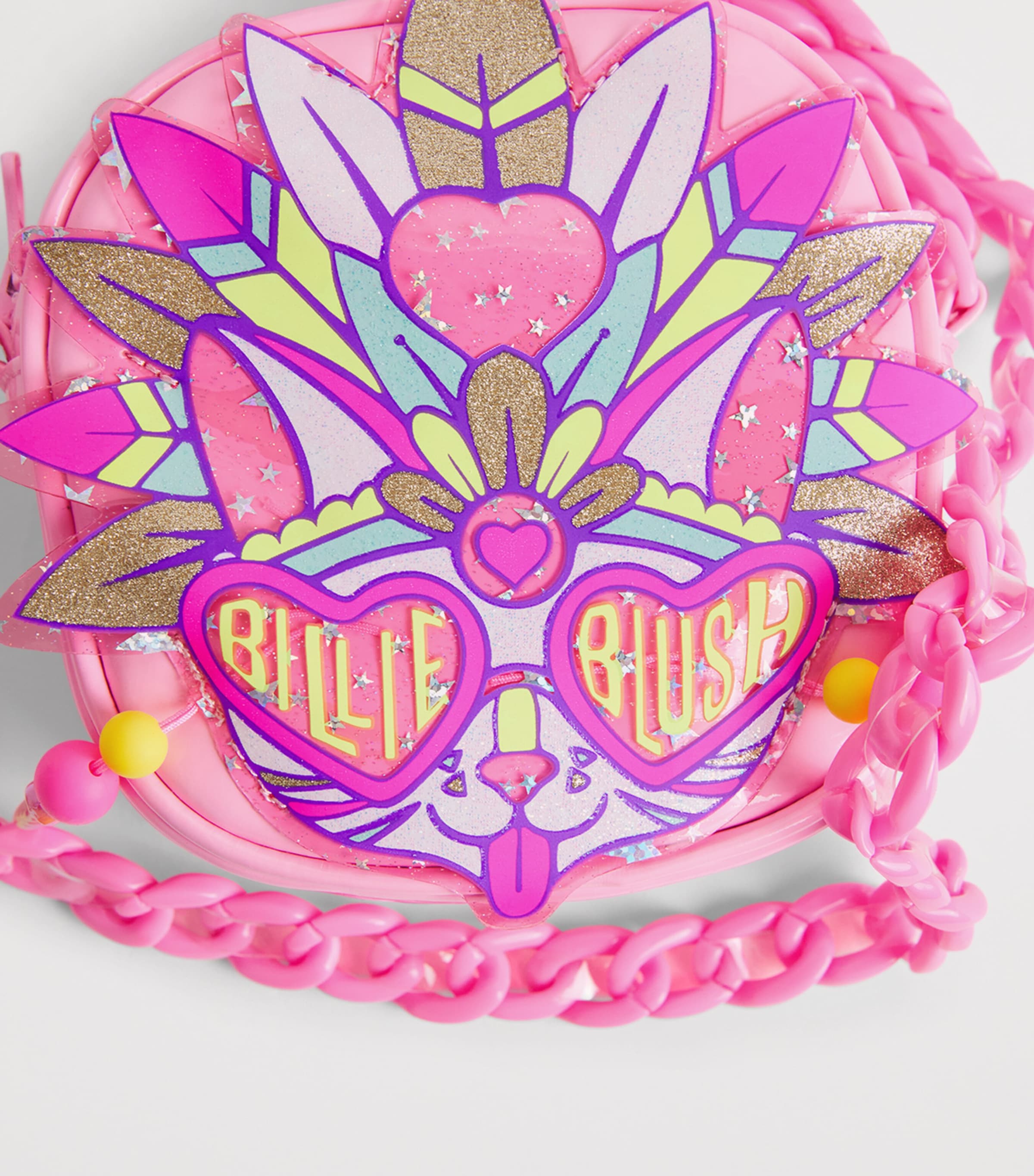 Billieblush Cat Cross-Body Bag Pink Image 3