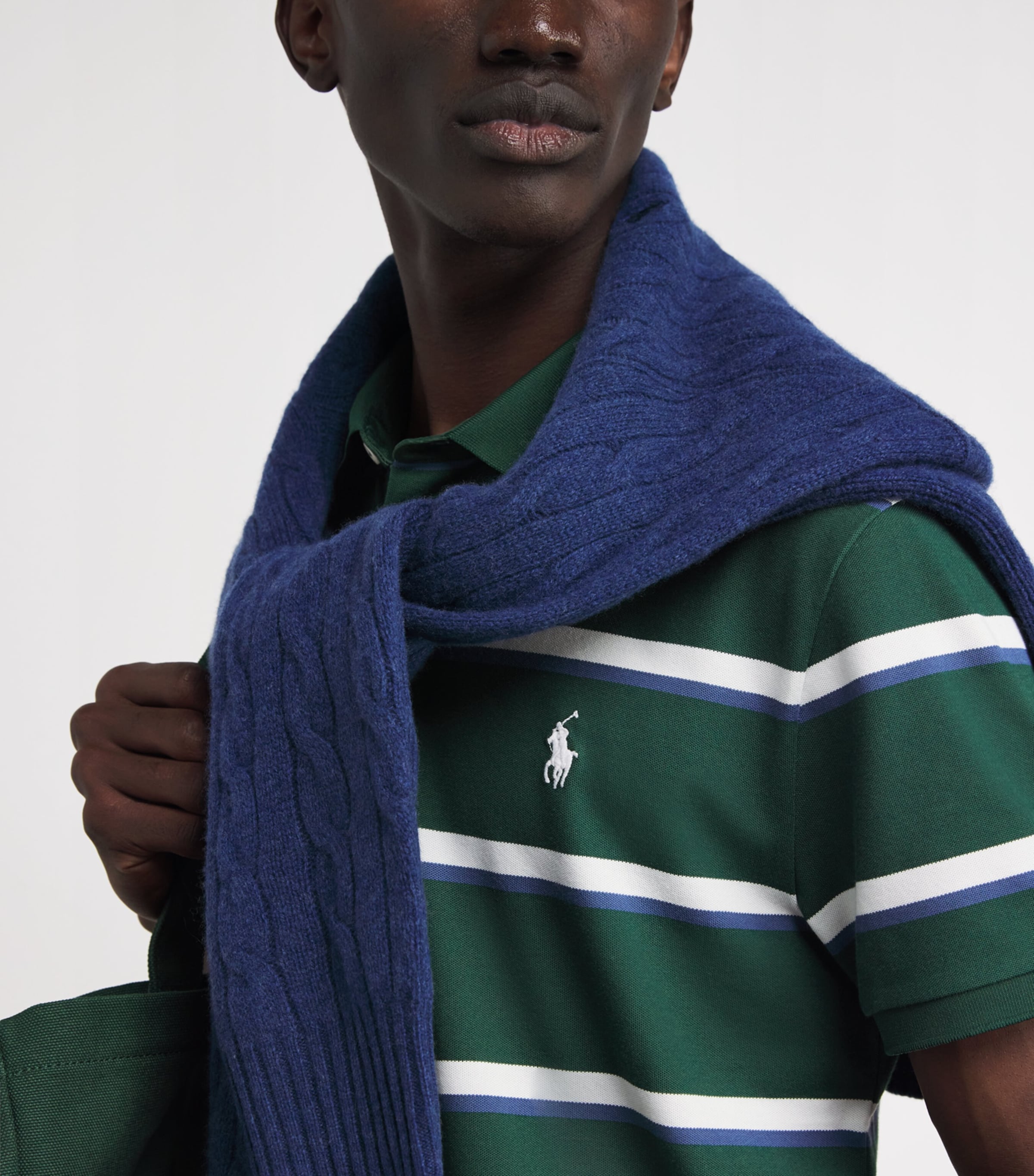 Tailored Fit Performance Polo Shirt VINTAGE PINE MULTI Image 6