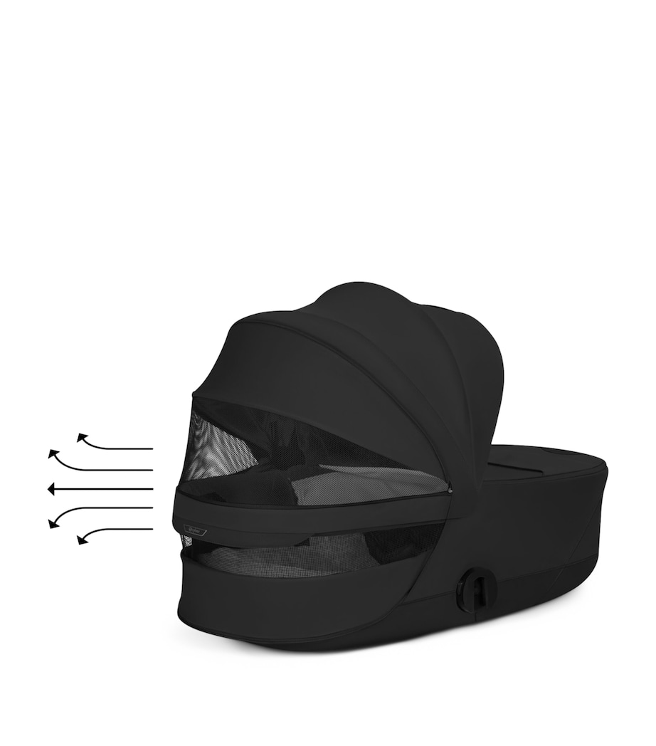 Cybex PRIAM Fold Lux Carrycot Style Collection Sepia Black Image 10