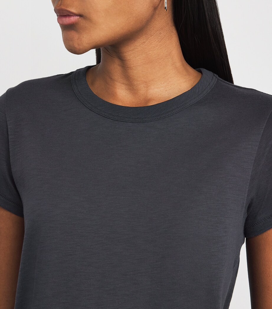 Pima Cotton The Slub T-Shirt BLK Image 6