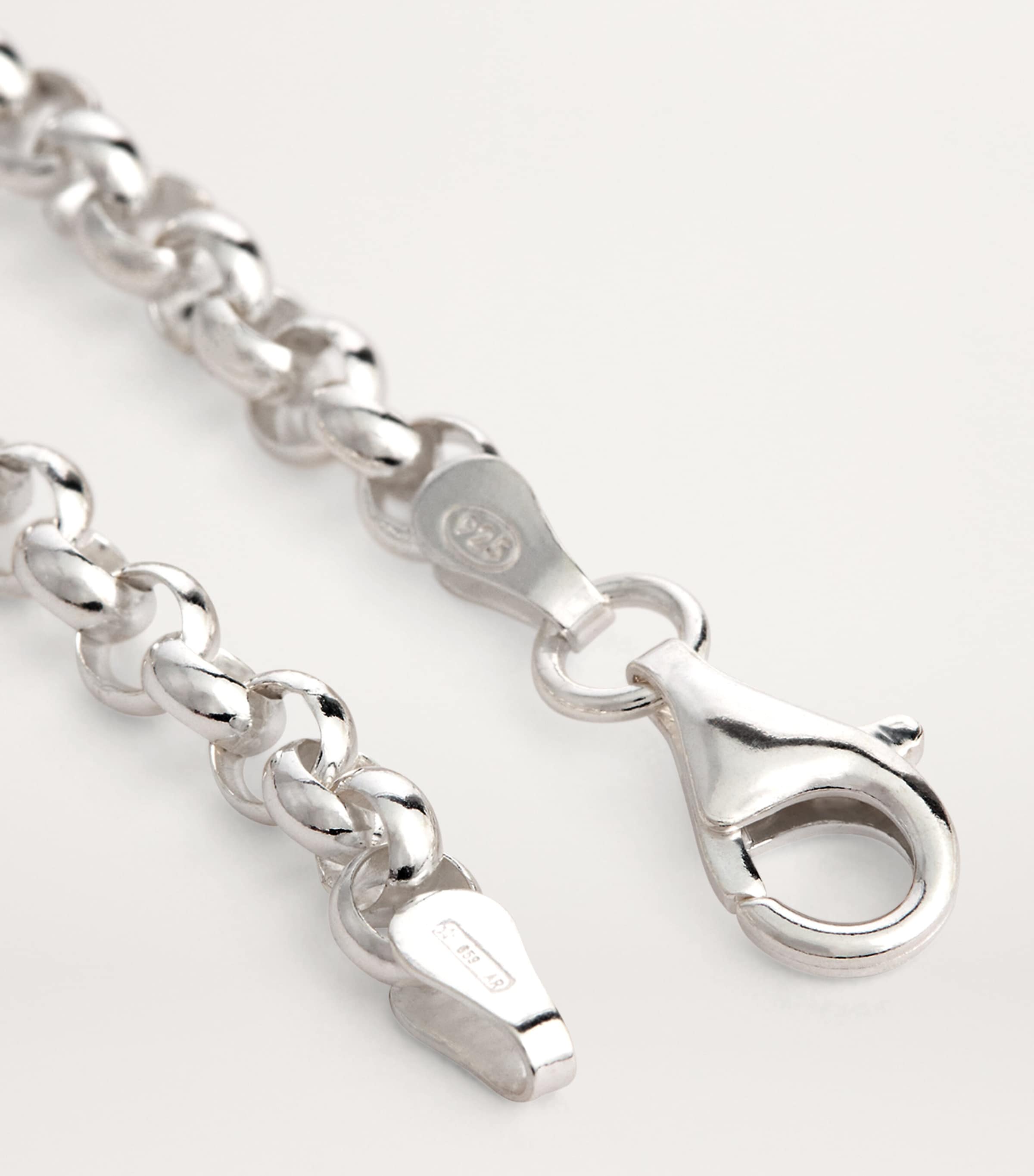 TILLY SVEAAS Sterling Silver T-Bar Belcher Chain Bracelet TILLY SVEAAS Sterling Silver T-Bar Belcher Chain Bracelet
