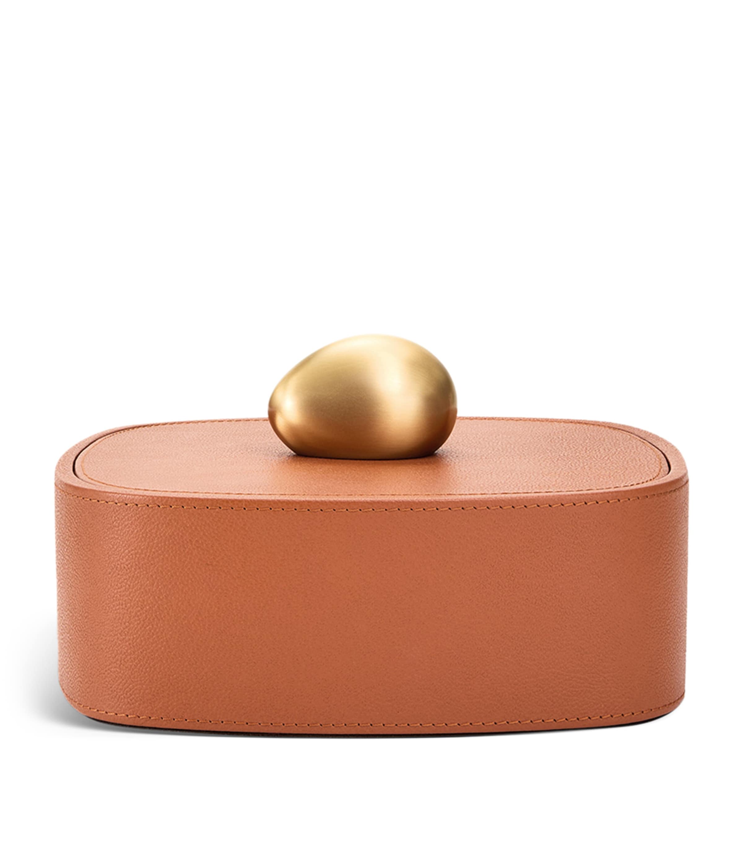 Pebble Trinket Box CAMEL Image 2