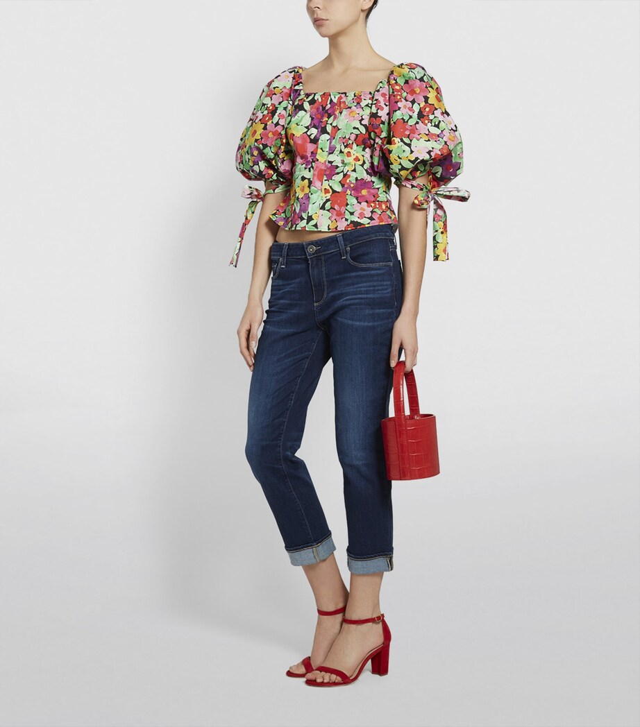 Brigitte Cropped Straight Jeans ENCHANT Image 2