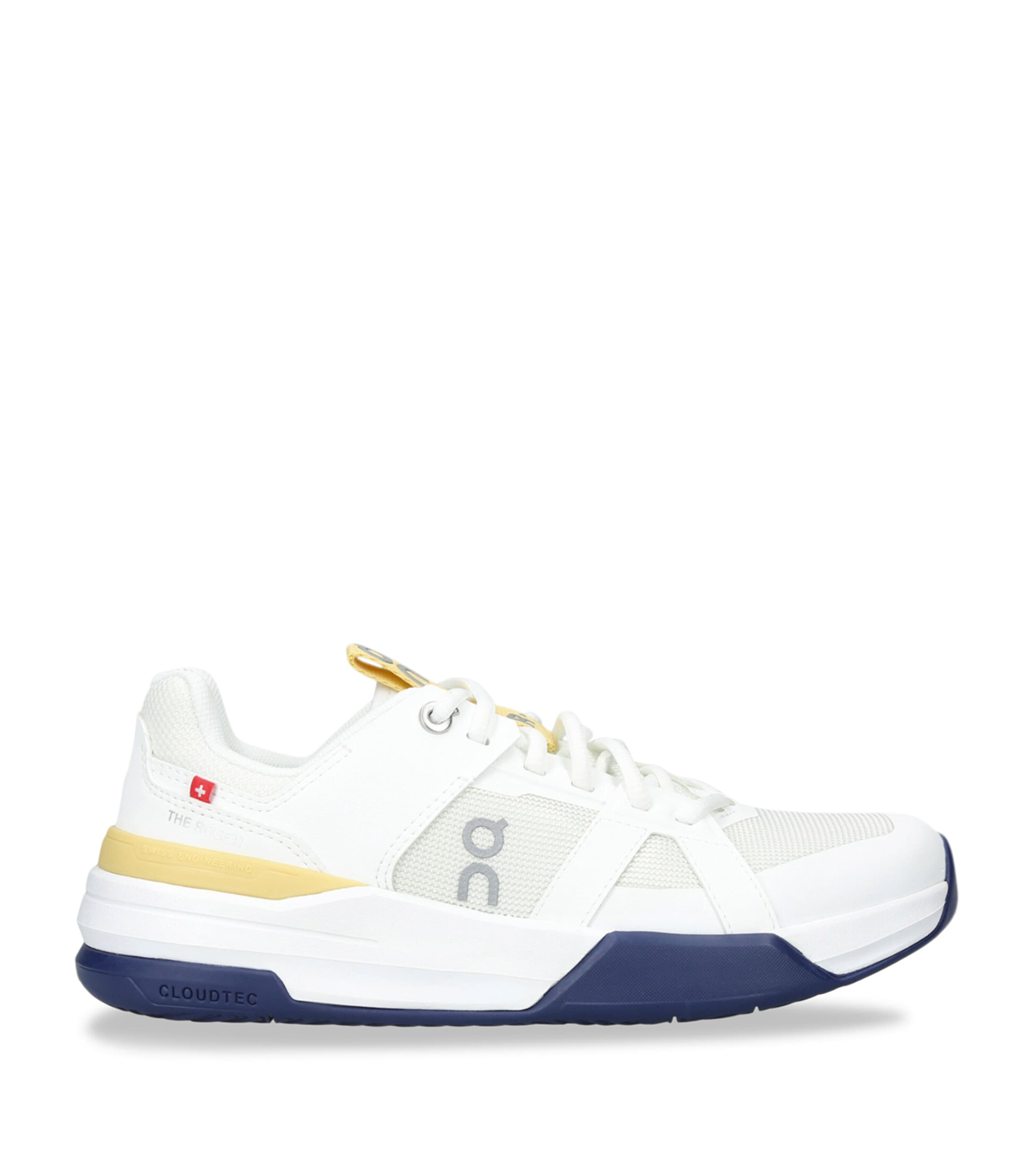 Roger Clubhouse Pro Youth Trainers WHITE/NAVY Image 1