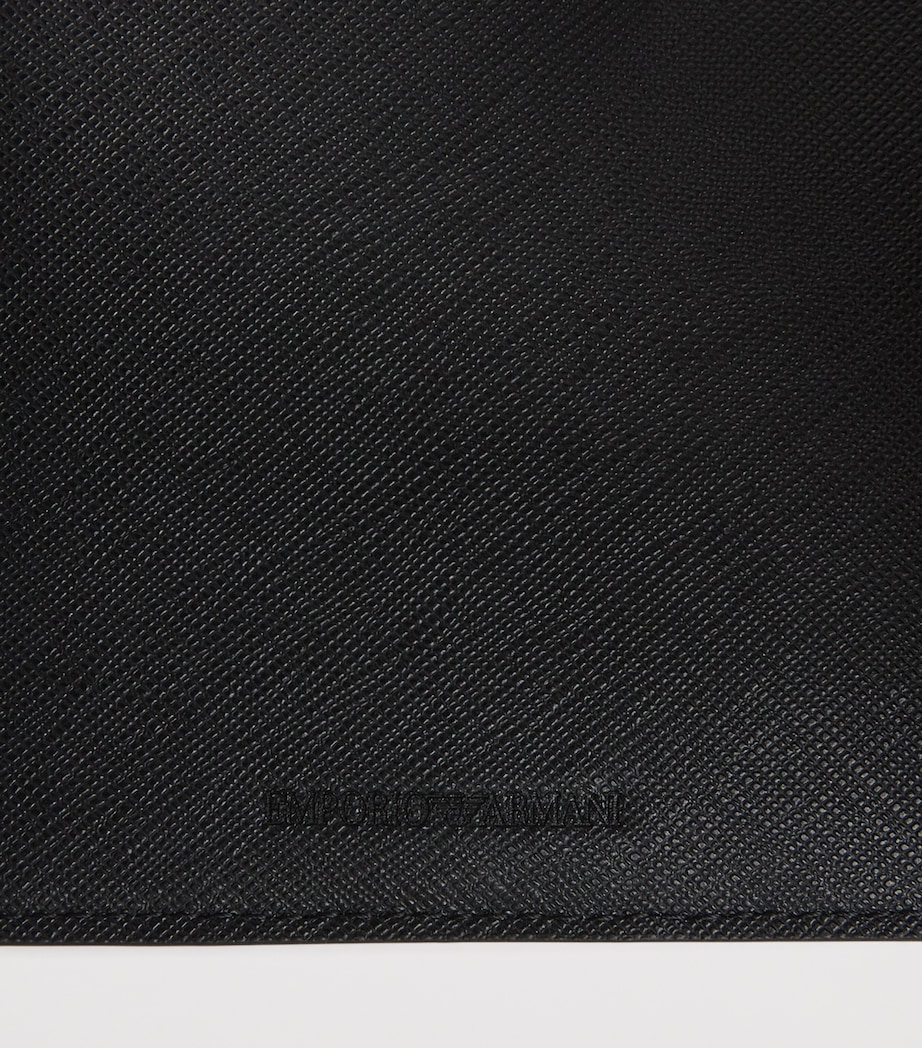 Emporio Armani Saffiano Leather Passport Holder Image 3
