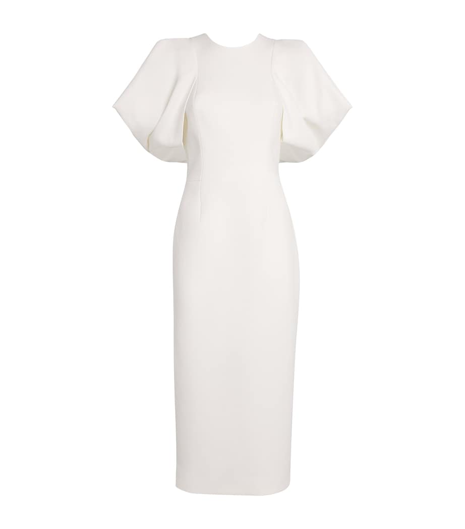 Bow-Tied Calita Midi Dress IVORY Image 1