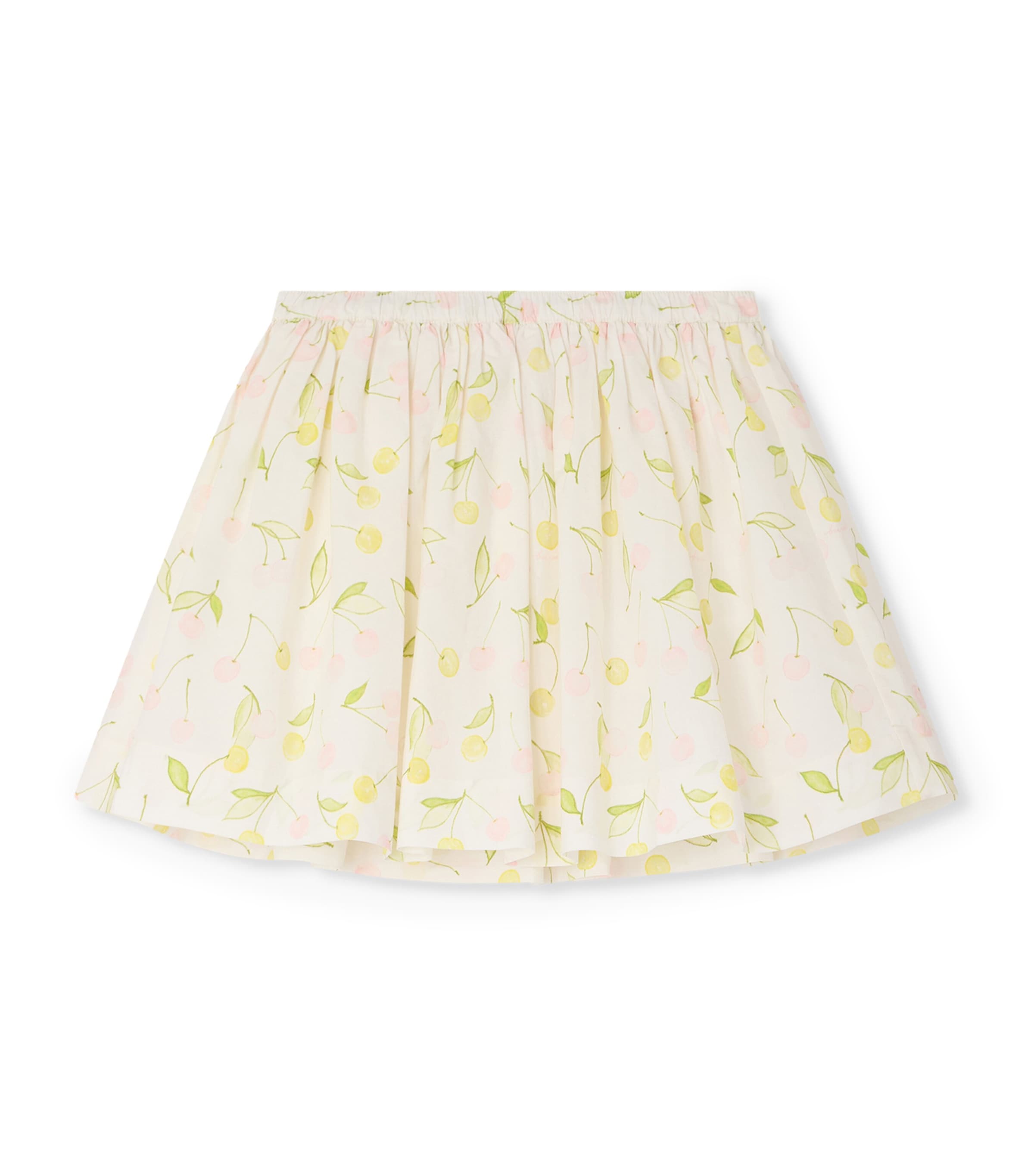Bonpoint Cotton Printed Suzon Skirt (10-14 Years) Imp Rose Poudre Image 1