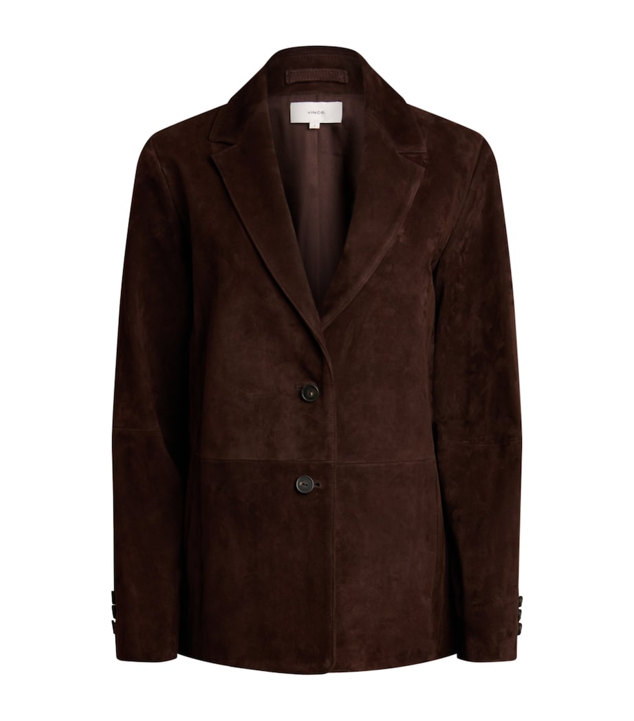 Suede Blazer 237CHO-CHOCOLATE Image 1