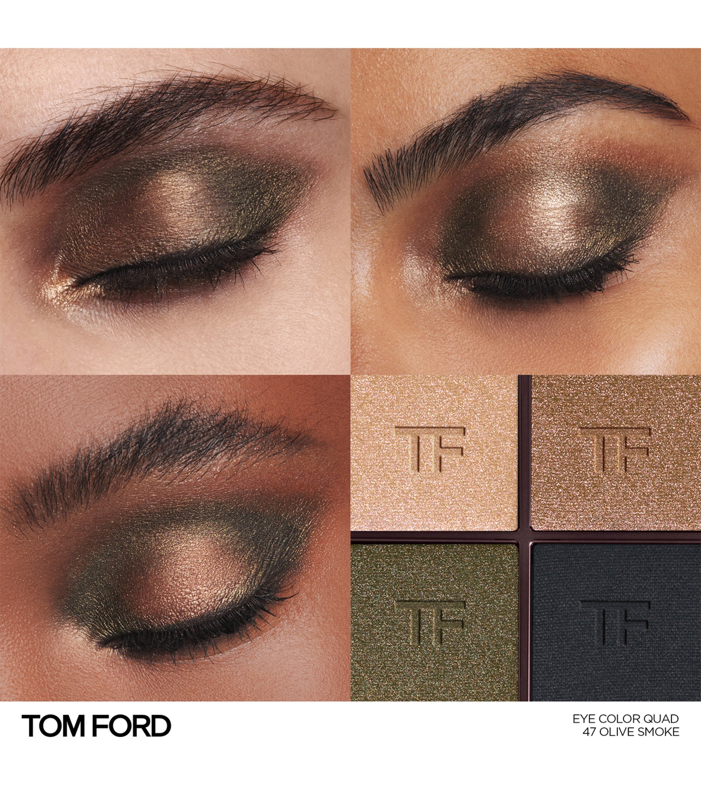 TOM FORD Runway Eye Colour Quad Olive Smoke Image 3