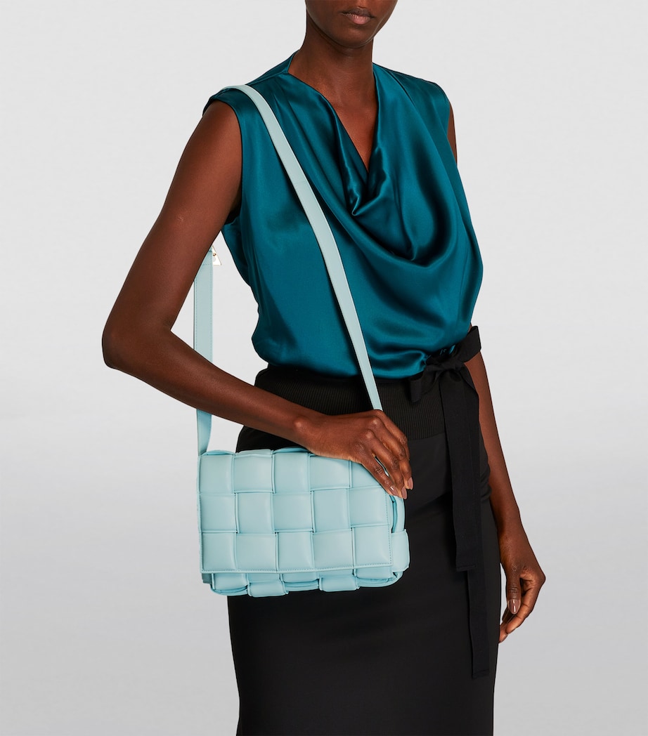 Padded Cassette Cross-Body Bag PALE BLUE-GOLD Image 2