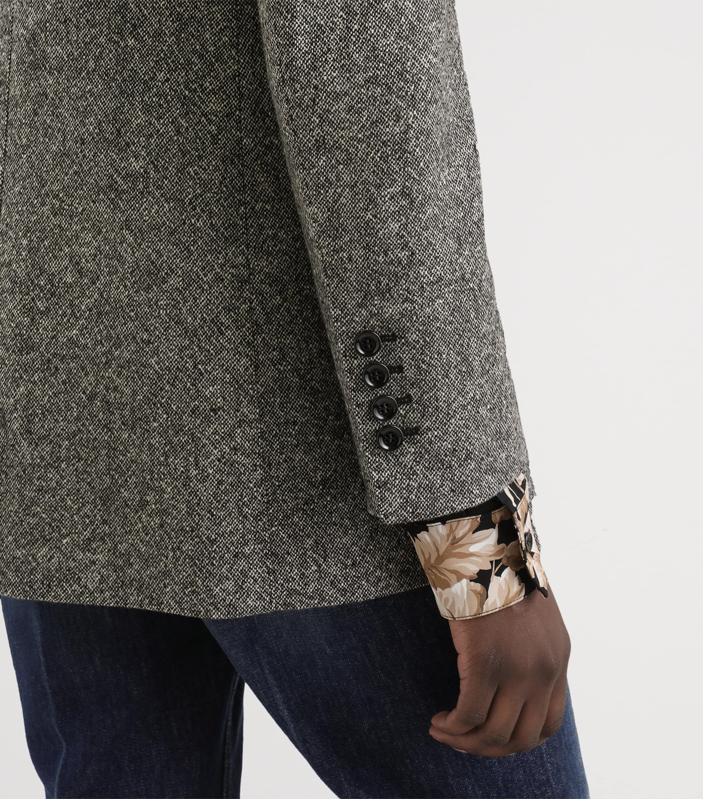 Stretch-Wool Single-Breasted Blazer FANTASY Image 6