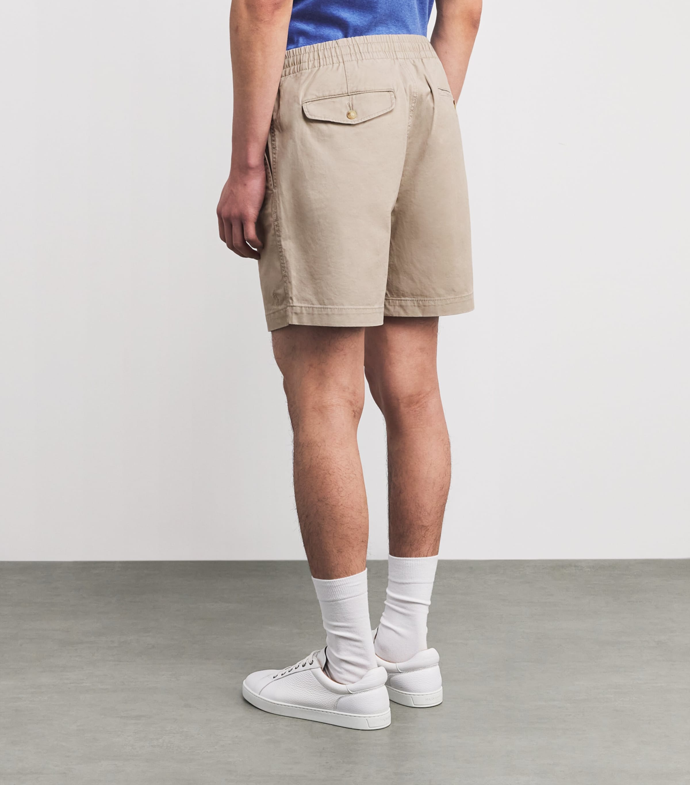 Stretch-Cotton Prepster Shorts CLA TAN Image 4