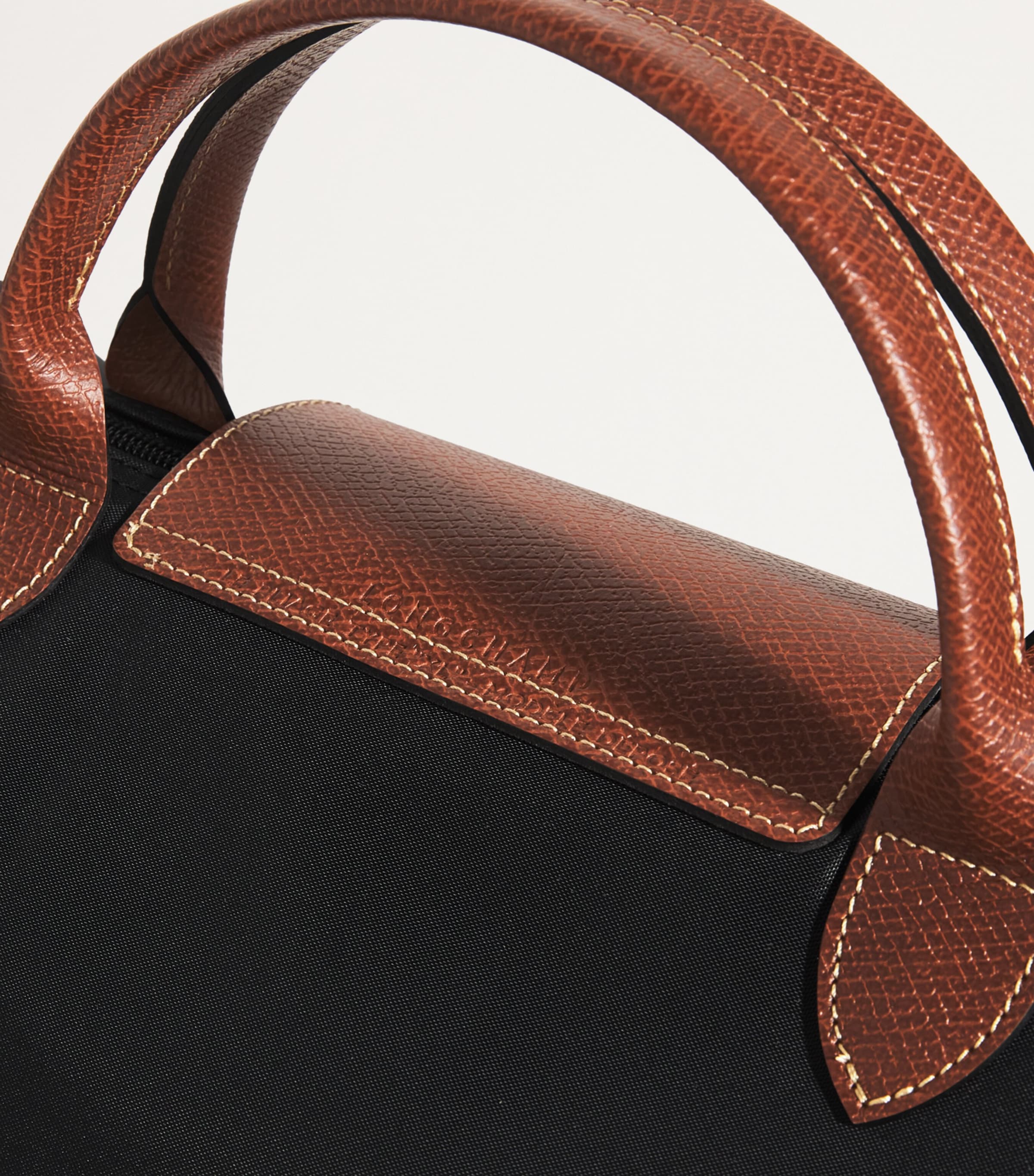 Large Le Pliage Original Travel Bag 001 BLACK Image 6