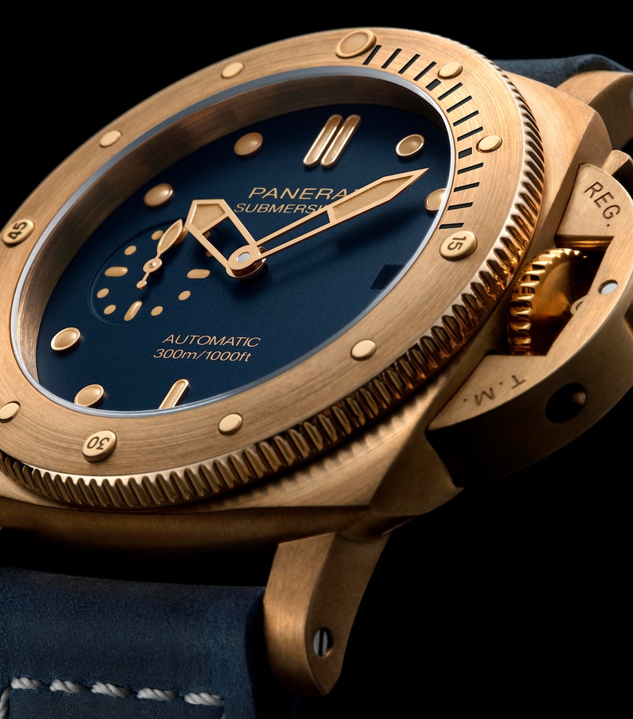 Bronze Submersible Watch 42mm BLUE Image 4