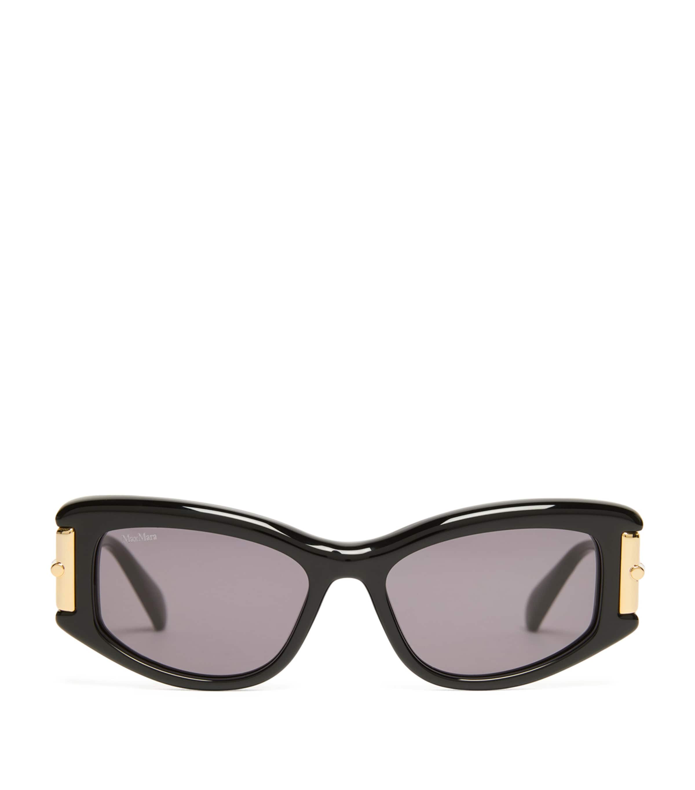 Max Mara Acetate Cat-Eye Sunglasses Black Image 1