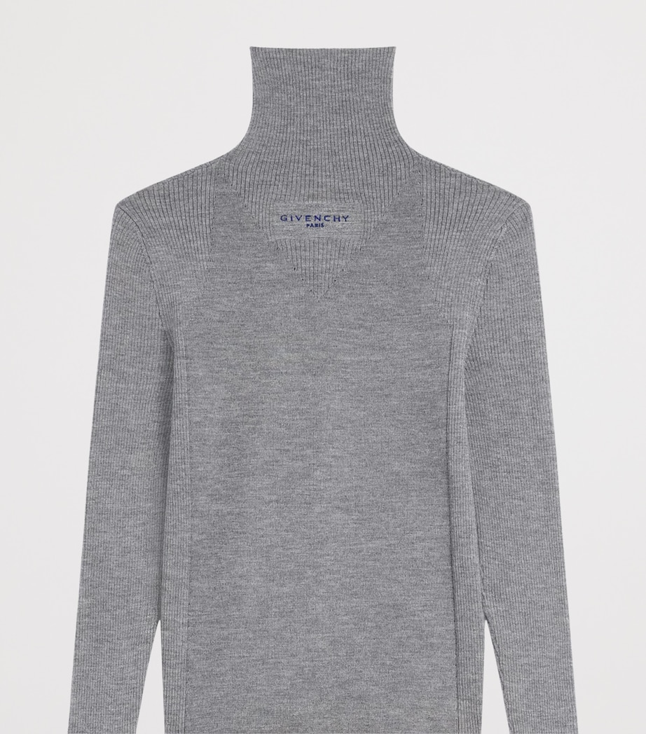 Givenchy Womens Wool-Silk Rollneck Sweater Image 7