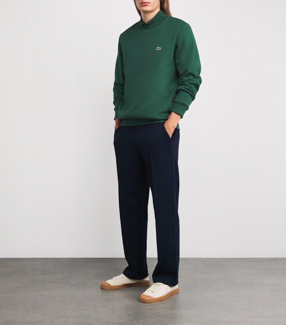 Cotton Logo Sweatshirt GREEN Image 2