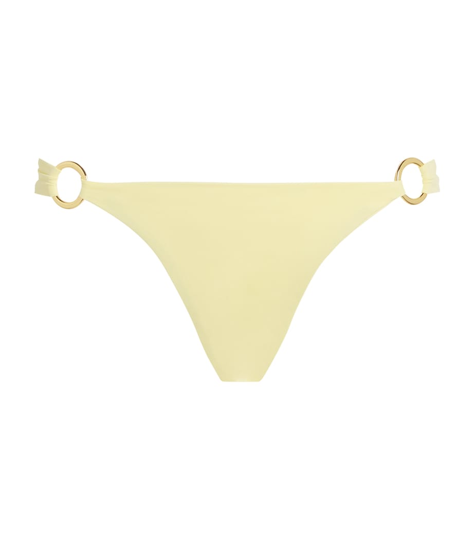 AWAY THAT DAY Womens Sorrento Bikini Bottoms Buttercup Yellow Image 1