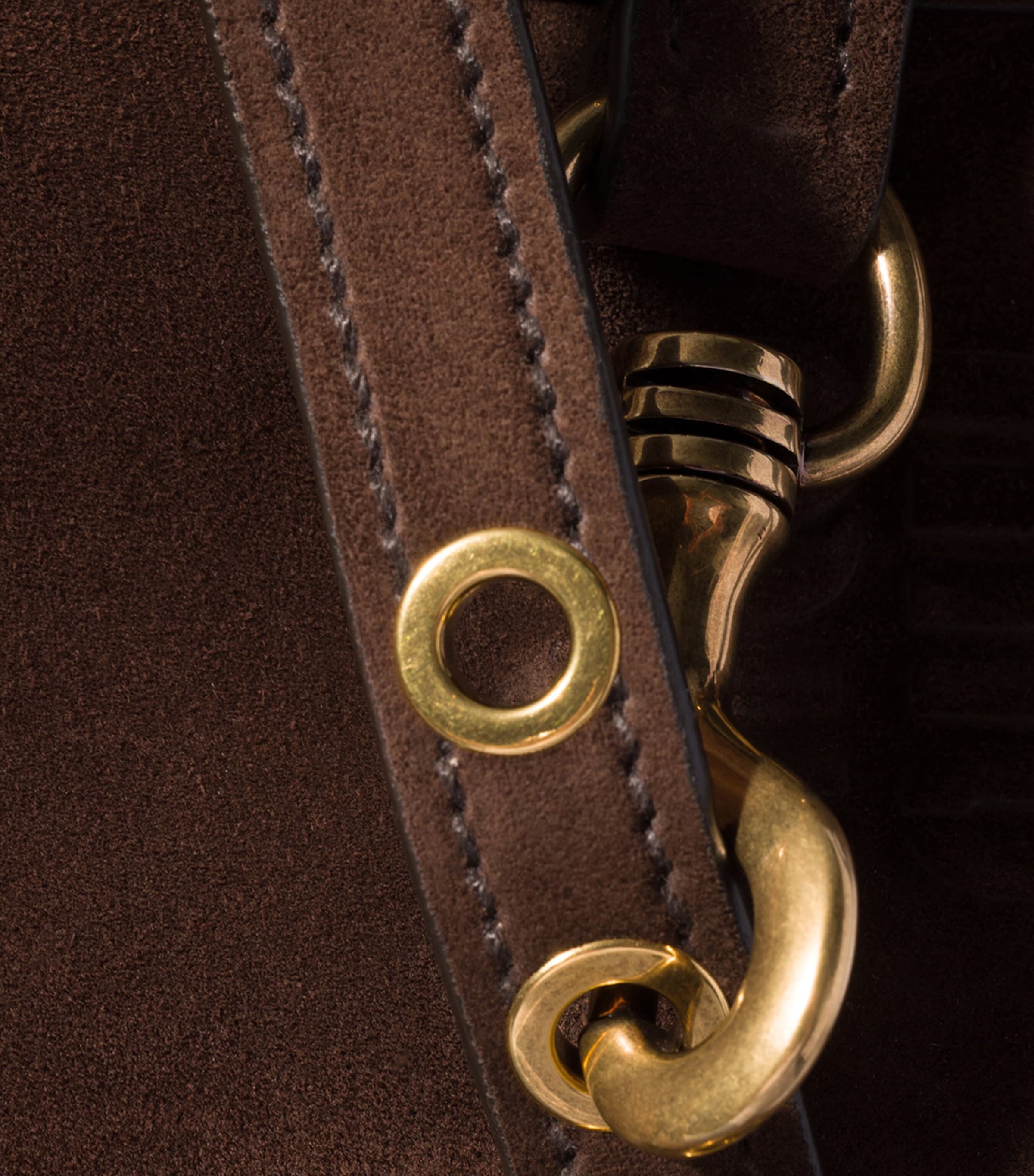 Miu Miu Suede Aventure Top-Handle Bag Brown Image 7