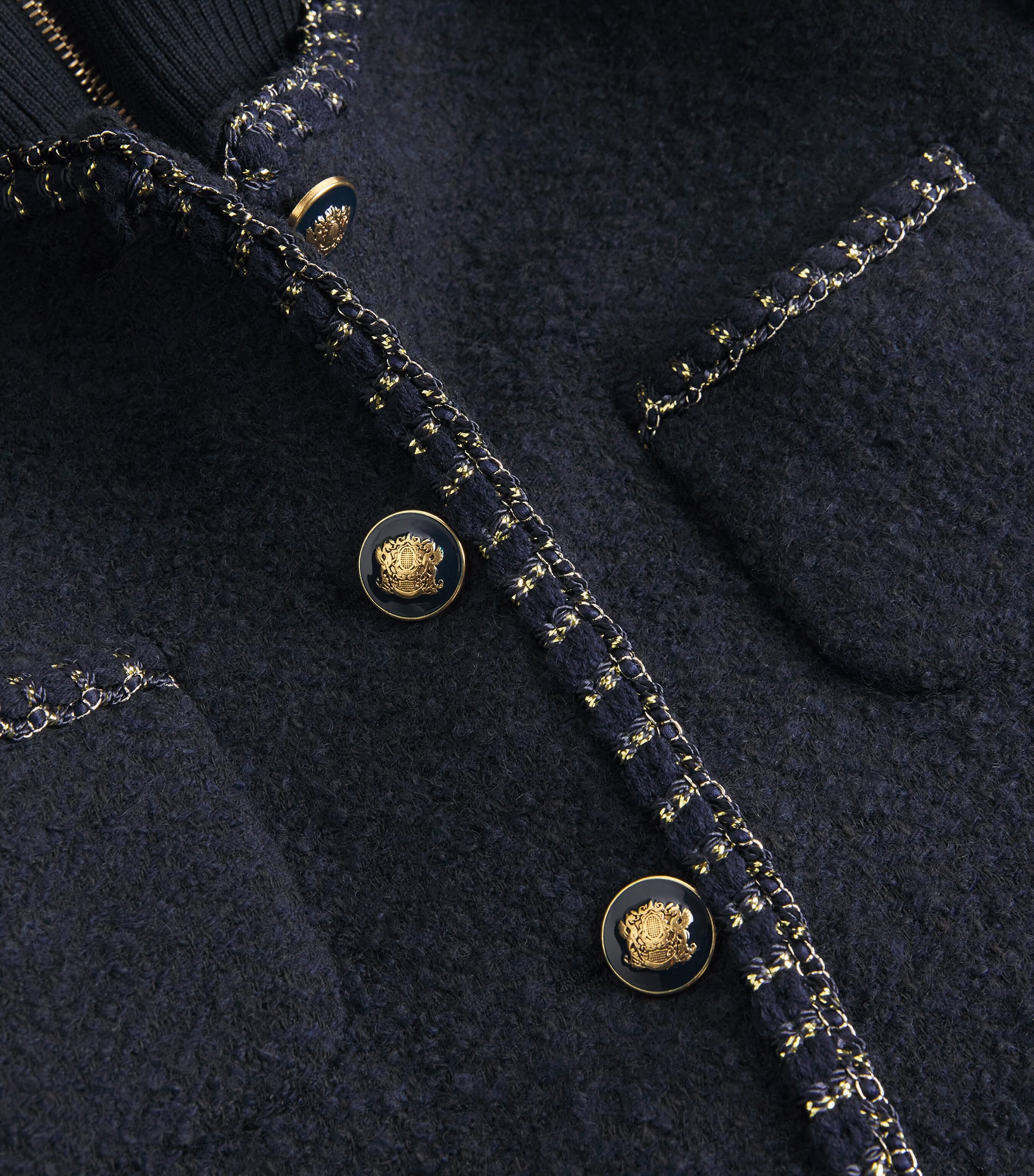 Tweed Jacket NAVY BLUE Image 5