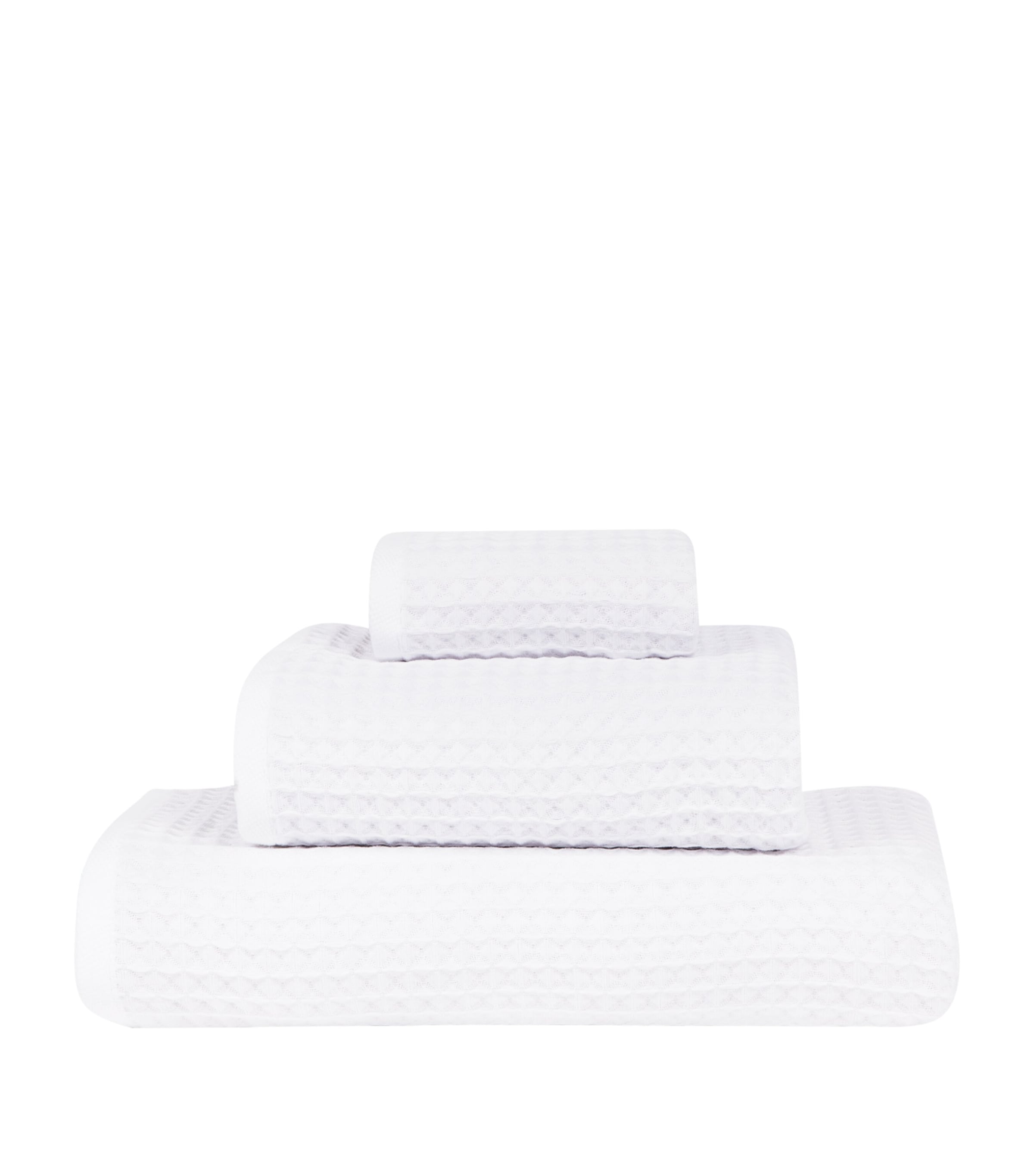 Shop Uchino Air Waffle Bath Towel In White