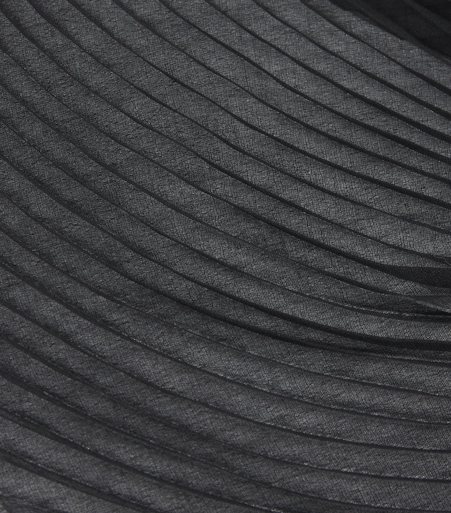 Pleated Stole BLACK Image 5