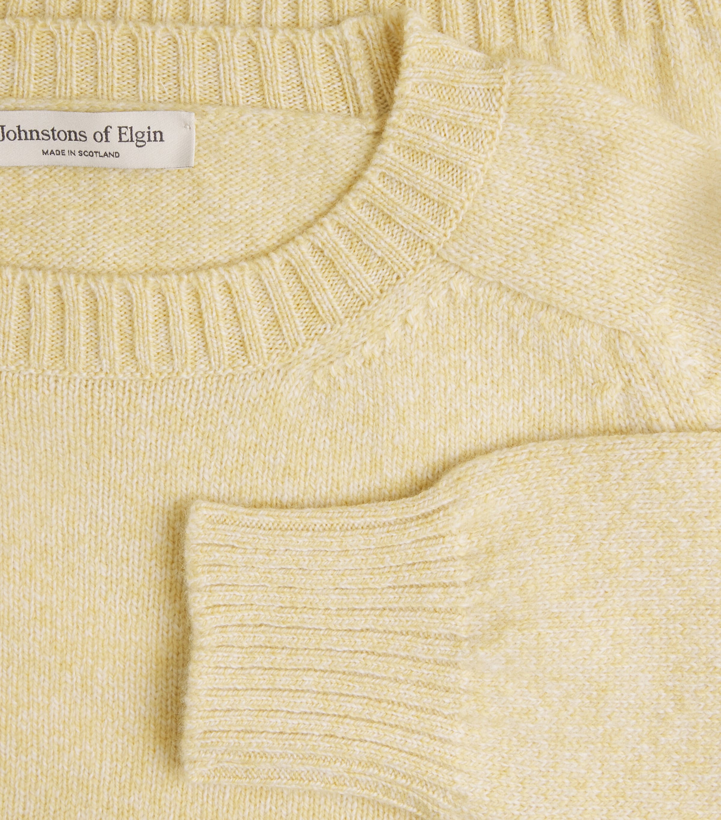 Johnstons Of Elgin Womens Lambswool Blyth Sweater Sunset Song Image 6