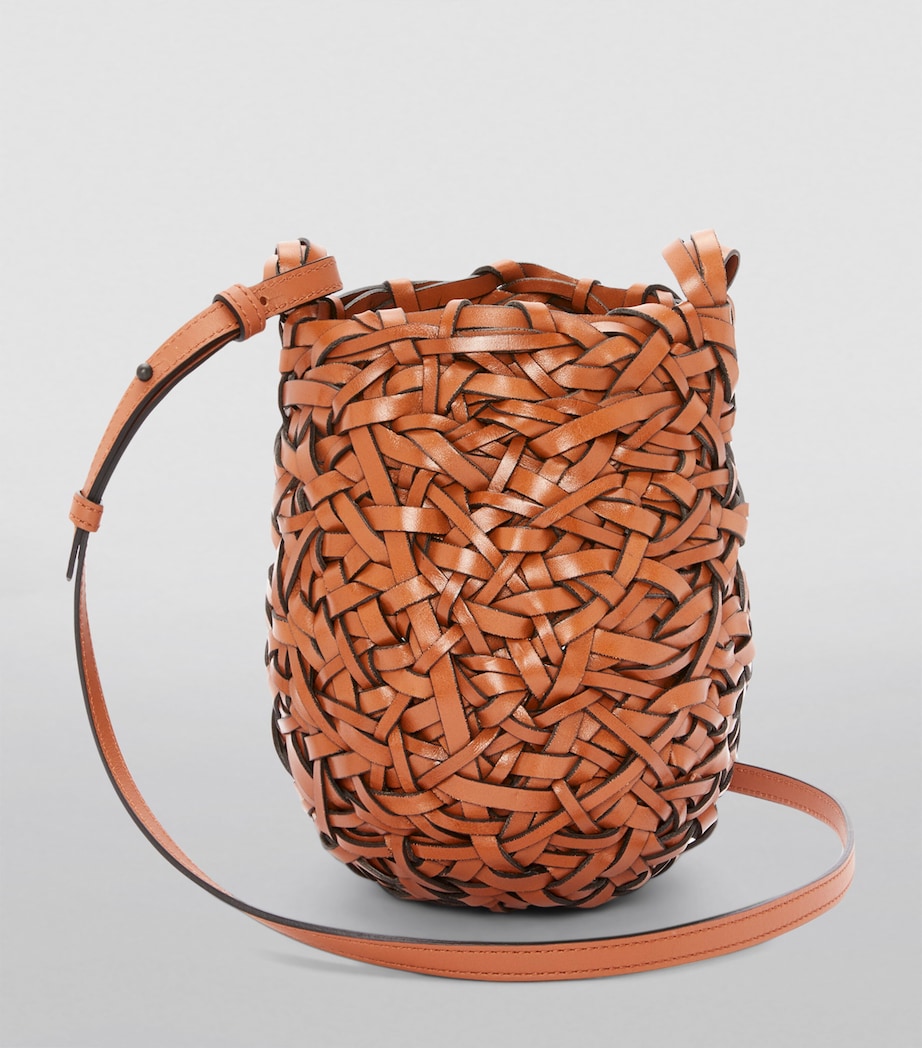 Small Leather Nest Bag TAN Image 2