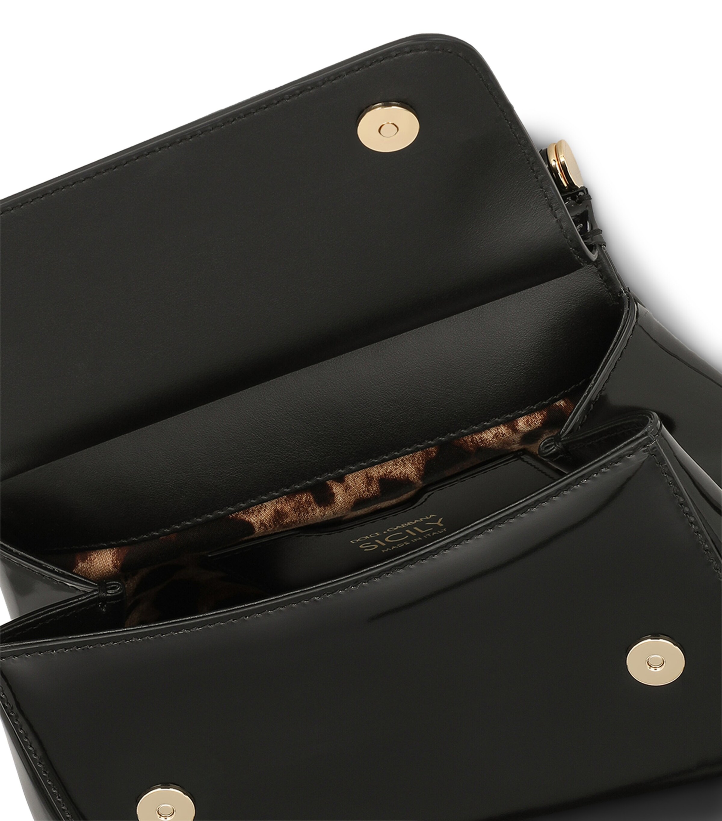 Medium Sicily Top-Handle Bag 80999-BLACK Image 5