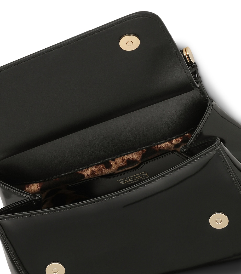 Medium Sicily Top-Handle Bag 80999-BLACK Image 5