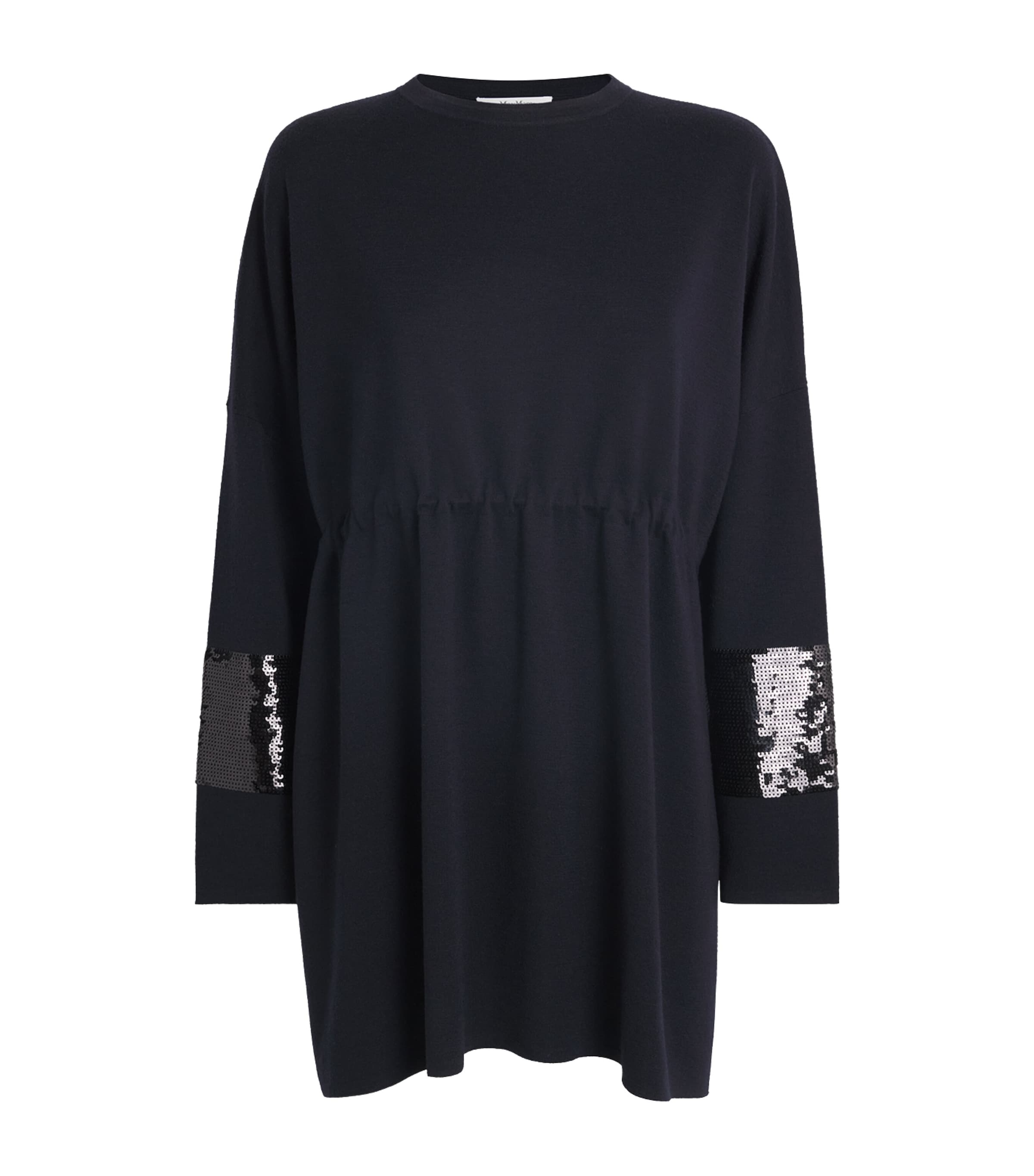 MAX MARA VIRGIN WOOL SEQUINNED SWEATER
