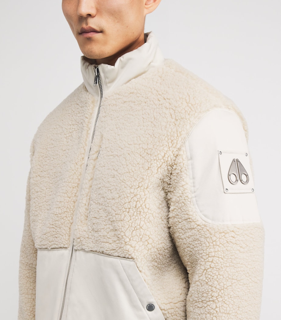 Fleece-Trim Jacket ALABASTER - 1705 Image 6