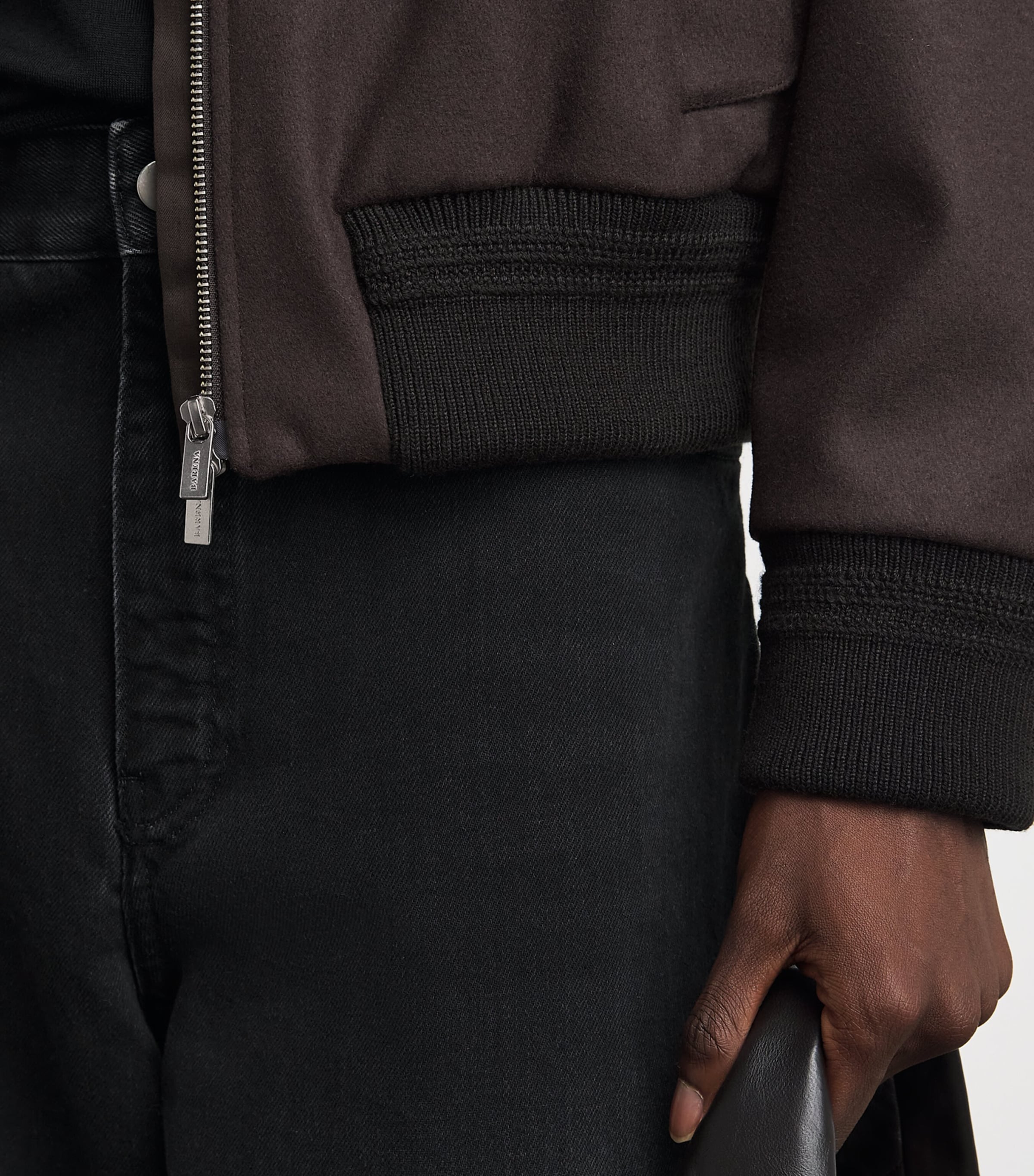 Barena Mens Wool-Blend Bomber Jacket Bruno Image 3