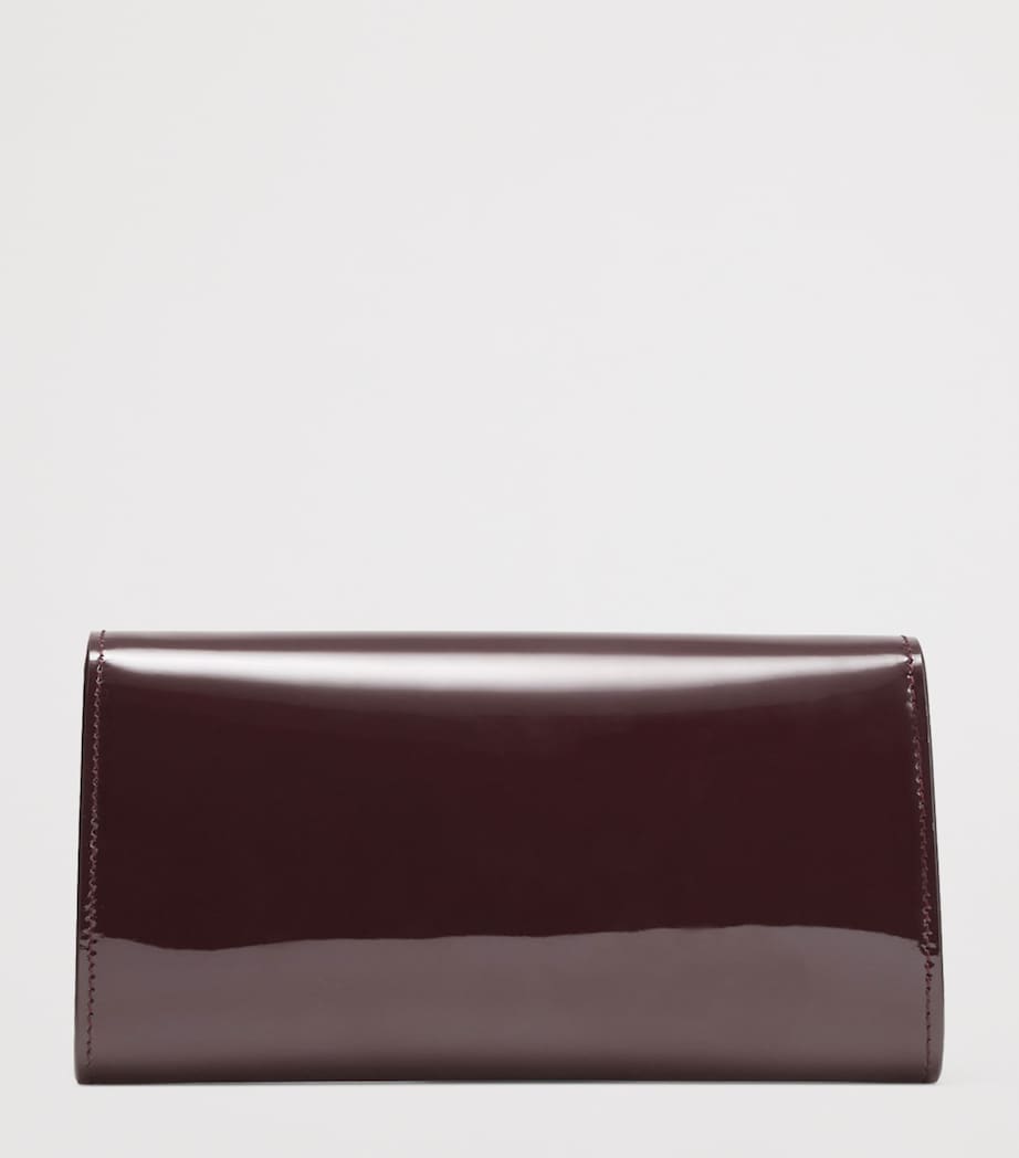 Bing Patent Leather Wallet-On-Chain DEEP MERLOT/SILVER Image 4