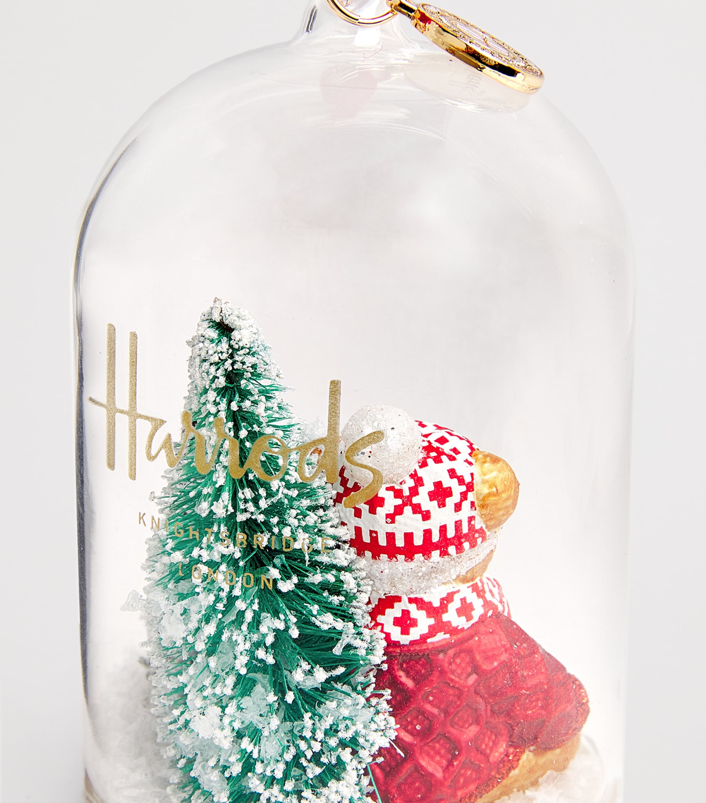 Harrods Snow Globe Tree Decoration Harrods UK