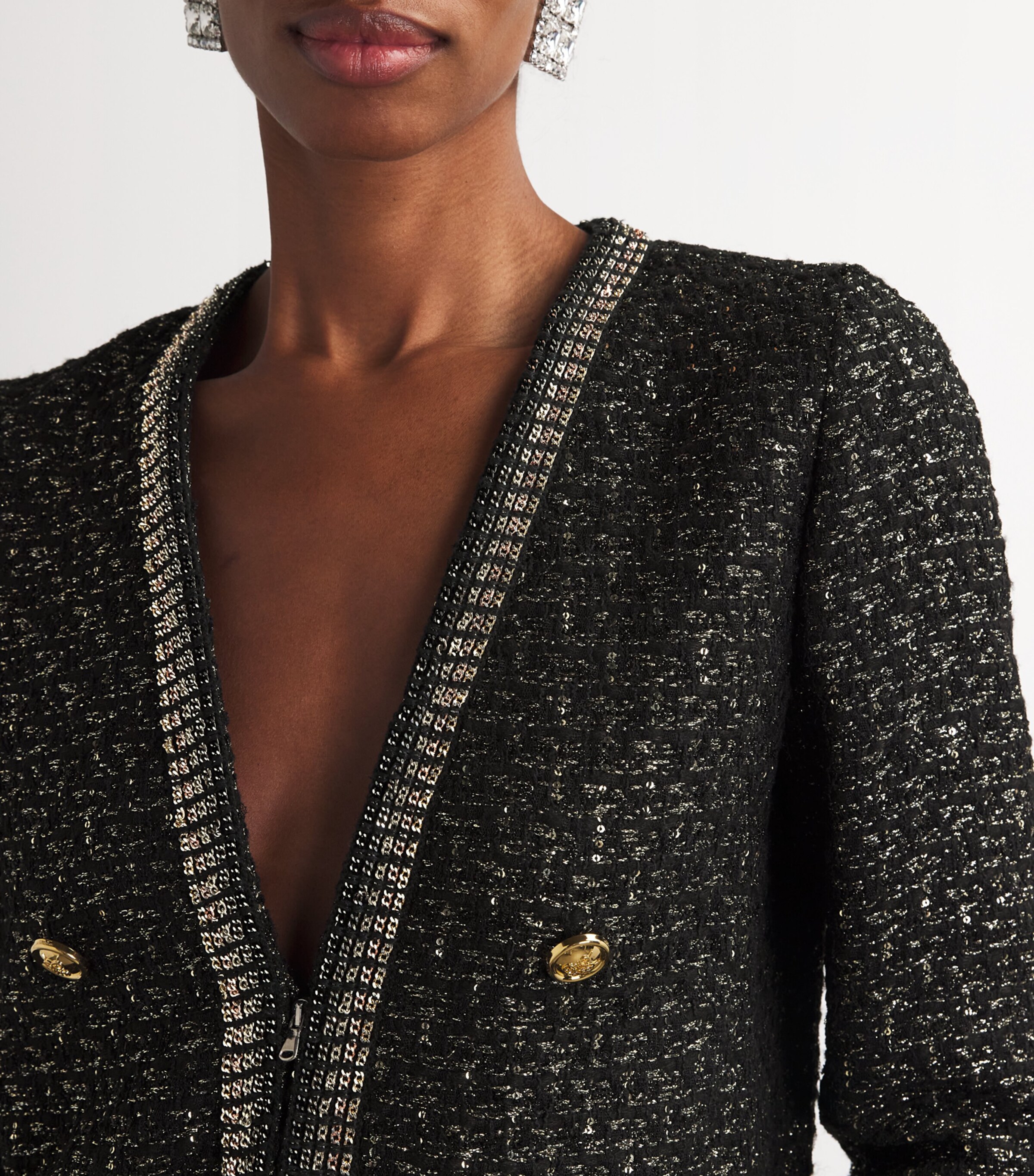 Giambattista Valli Multi Tweed Sequinned Blazer | Harrods US