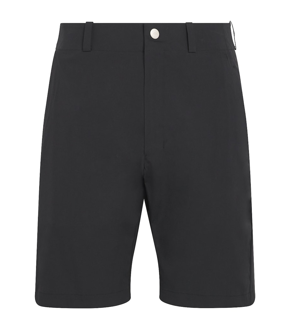 Alba Mens Cotton-Blend Techno Shorts Black Image 1