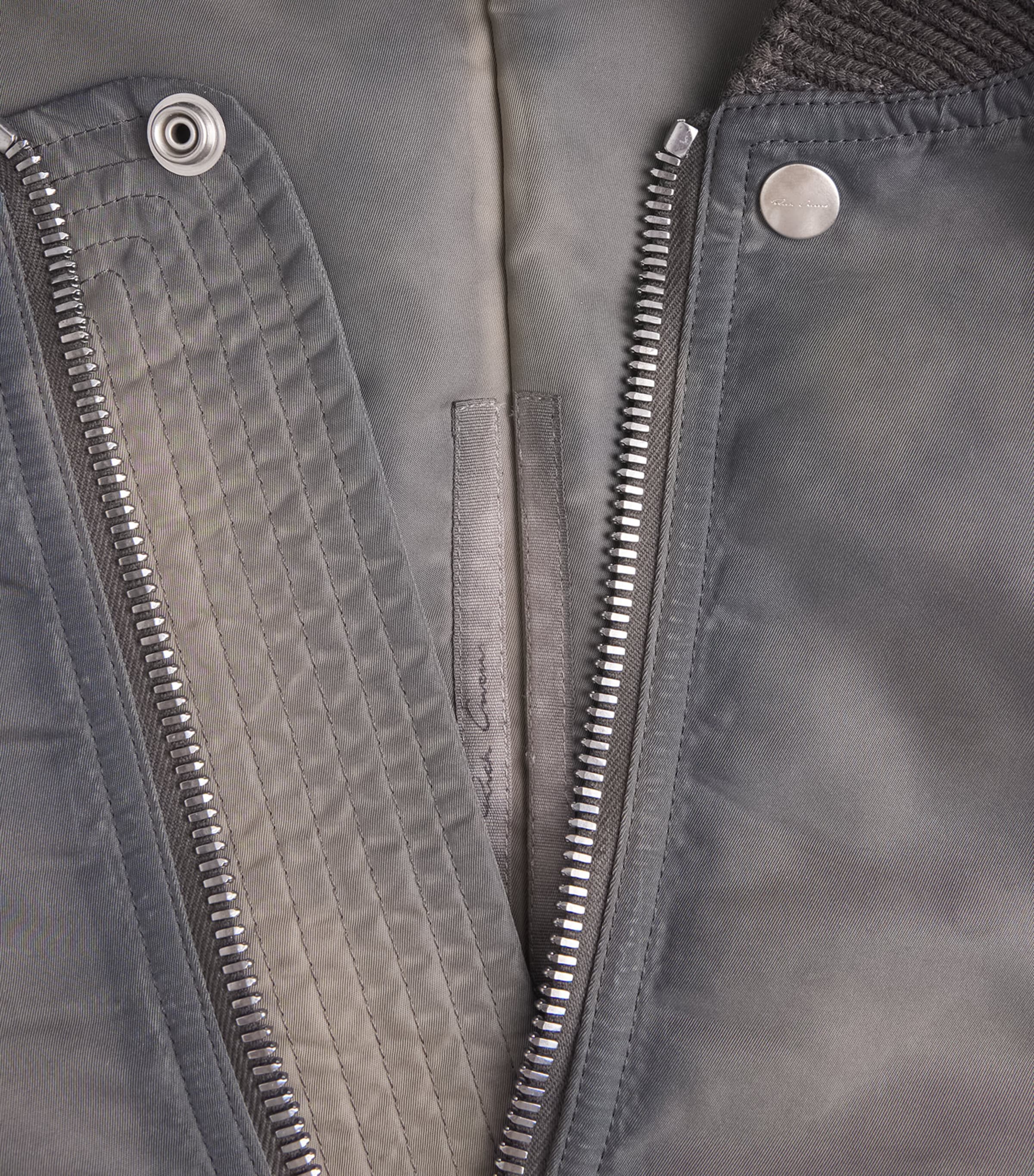 Rick Owens Mens Secchia Bomber Jacket Drkdust Image 2