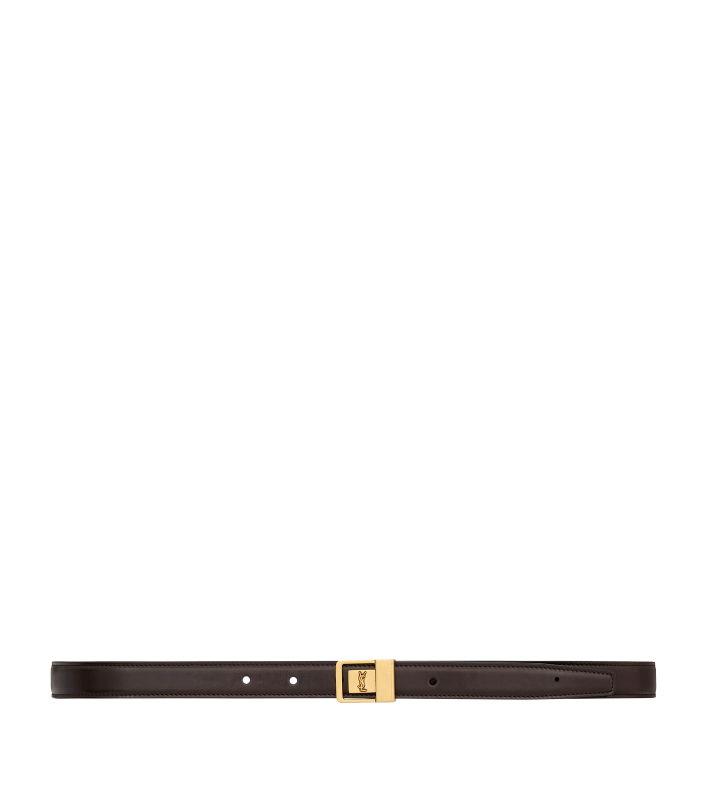 ★SALE★【送料関税無料】SAINT LAURENT la 66 ベルト LA 66 buckle belt in lacquered leather | Saint Laurent | YSL US