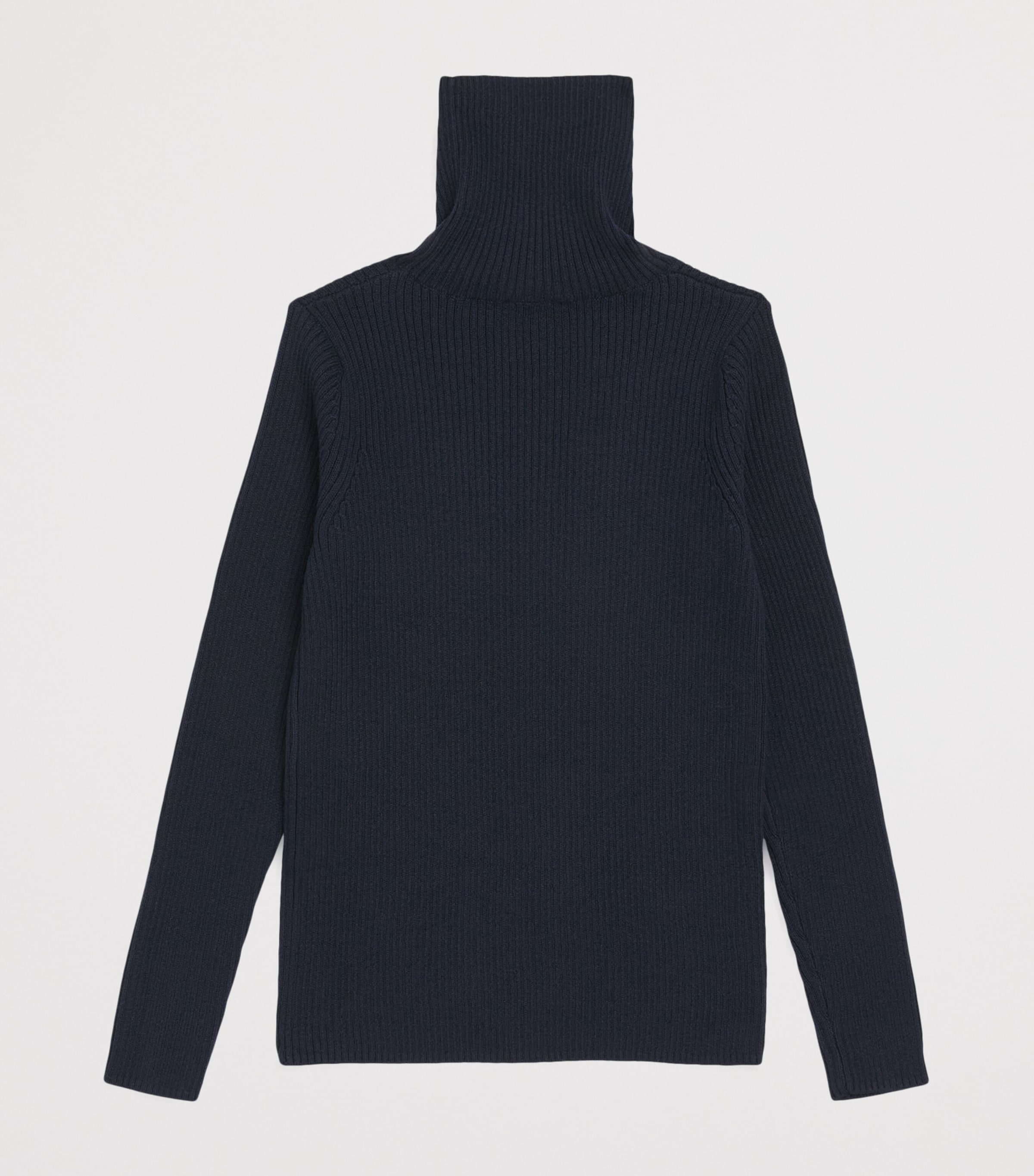 Cotton Rollneck Sweater (2-12 Years) 497NAVY BLUE Image 2