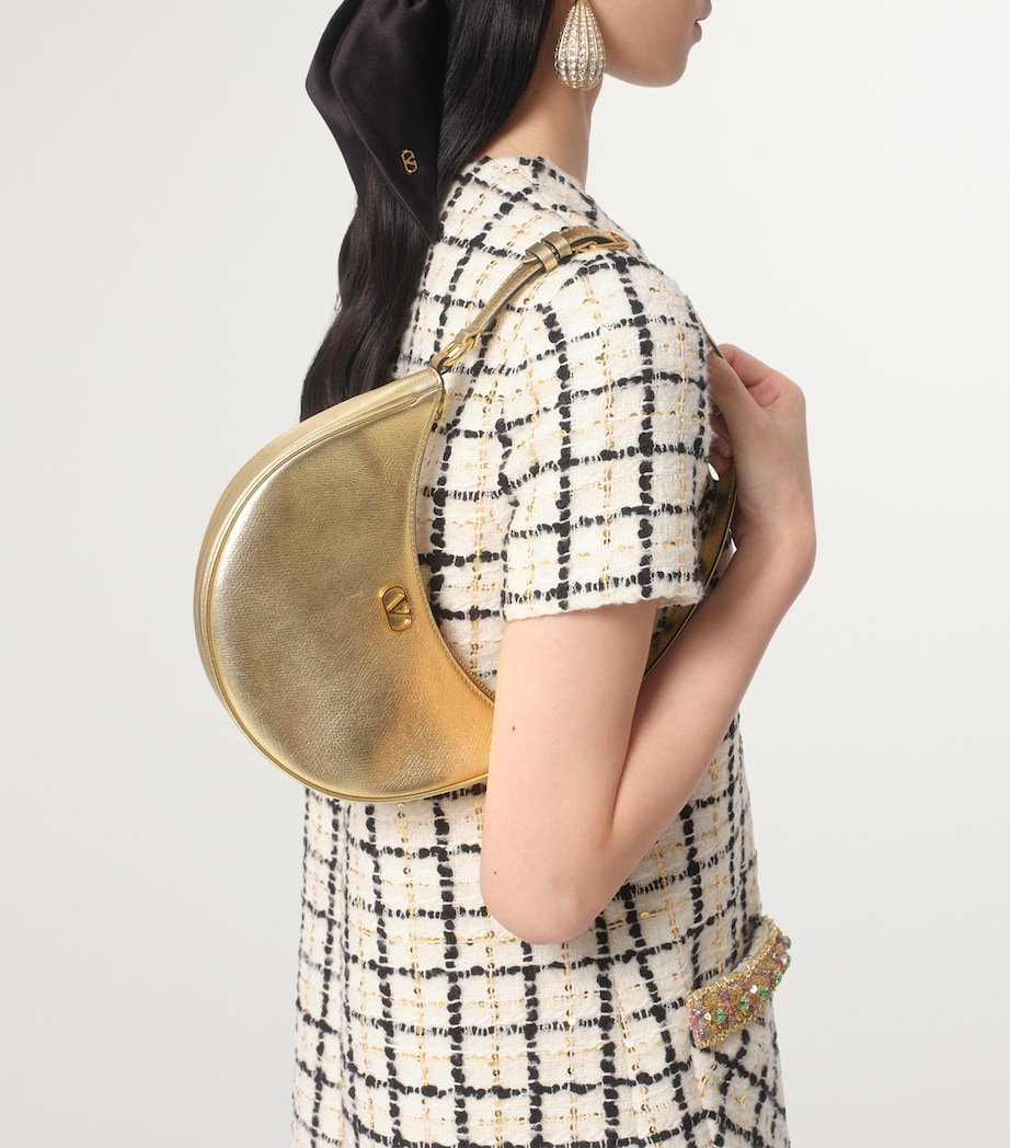 Mini Leather VLogo Shoulder Bag I8M Image 7