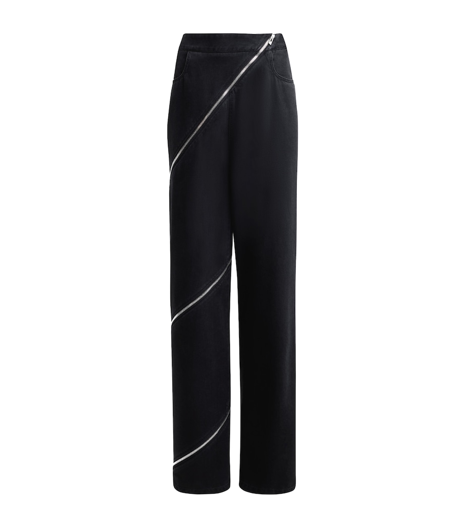 Denim Spiral Jeans NOIR ALAIA Image 1