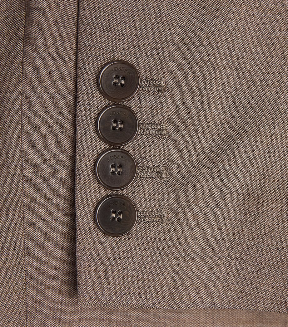 Virgin Wool Marty Blazer MUSHROOM Image 5